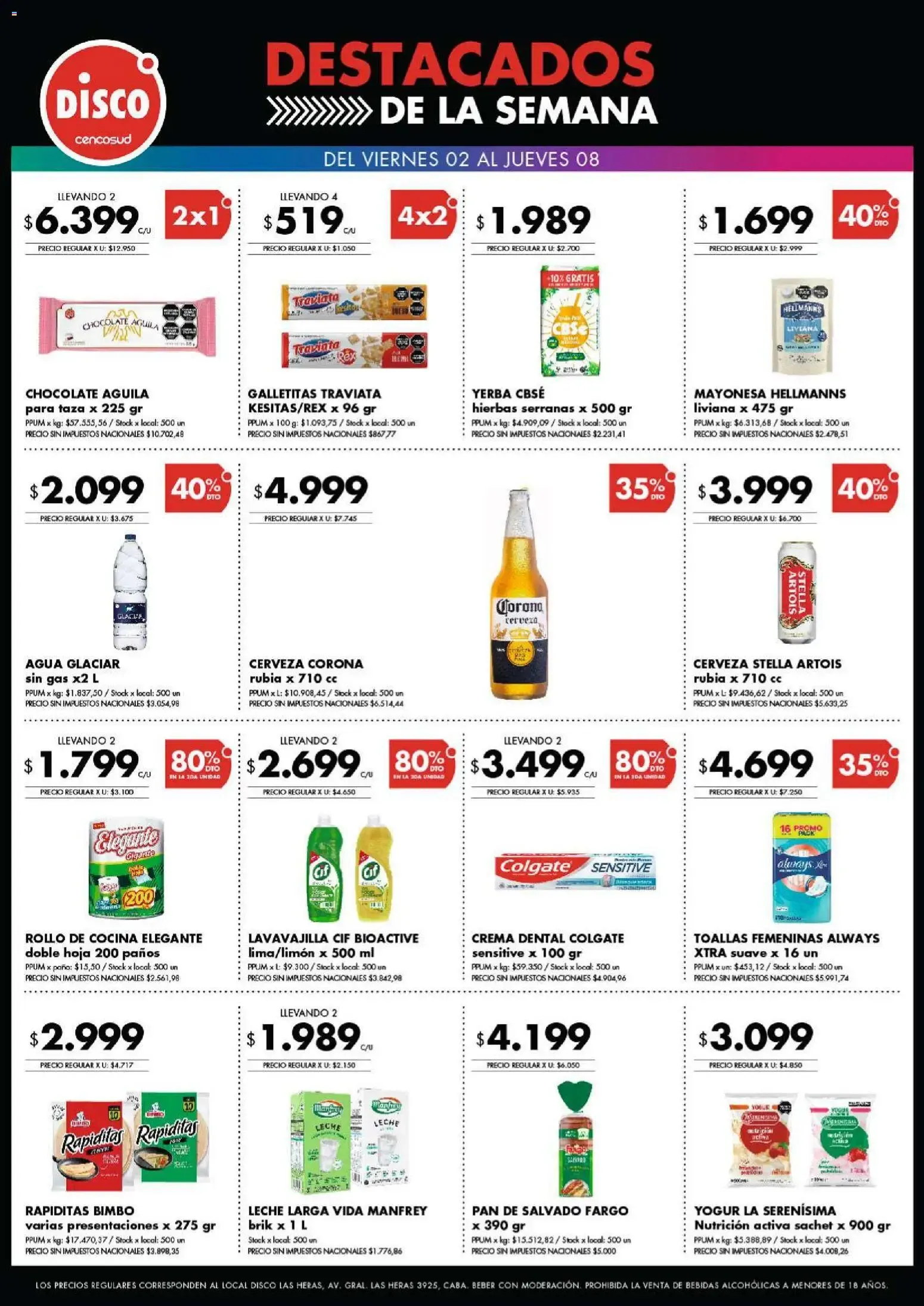 Ofertas de Disco - Destacados de la Semana 2 de octubre al 8 de octubre 2026 - Página 1 del catálogo
