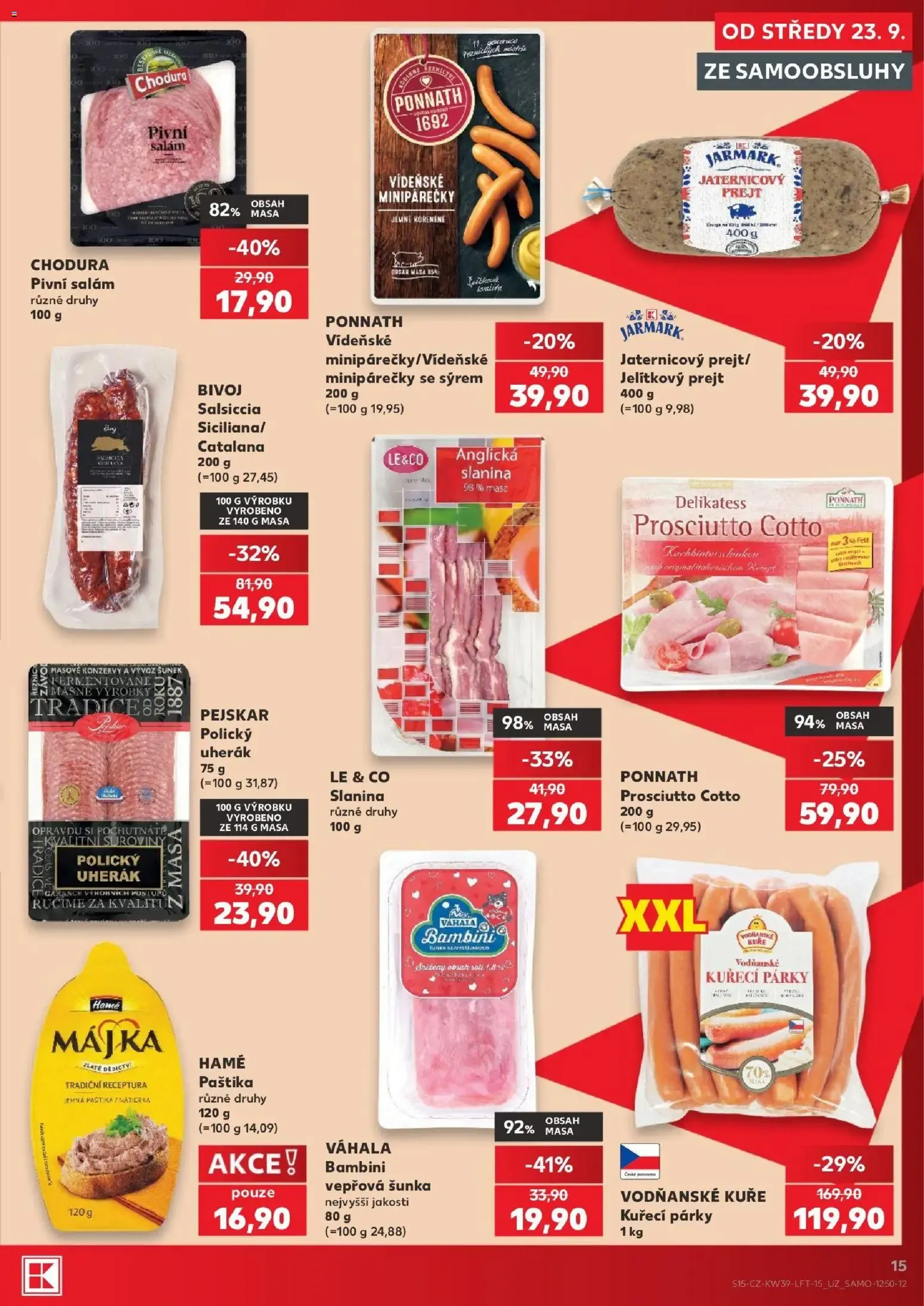 Kaufland leták - Praha 4 od 23.09.2026 - Nový na příští týden - 23. září 29. září 2026 - Page 15
