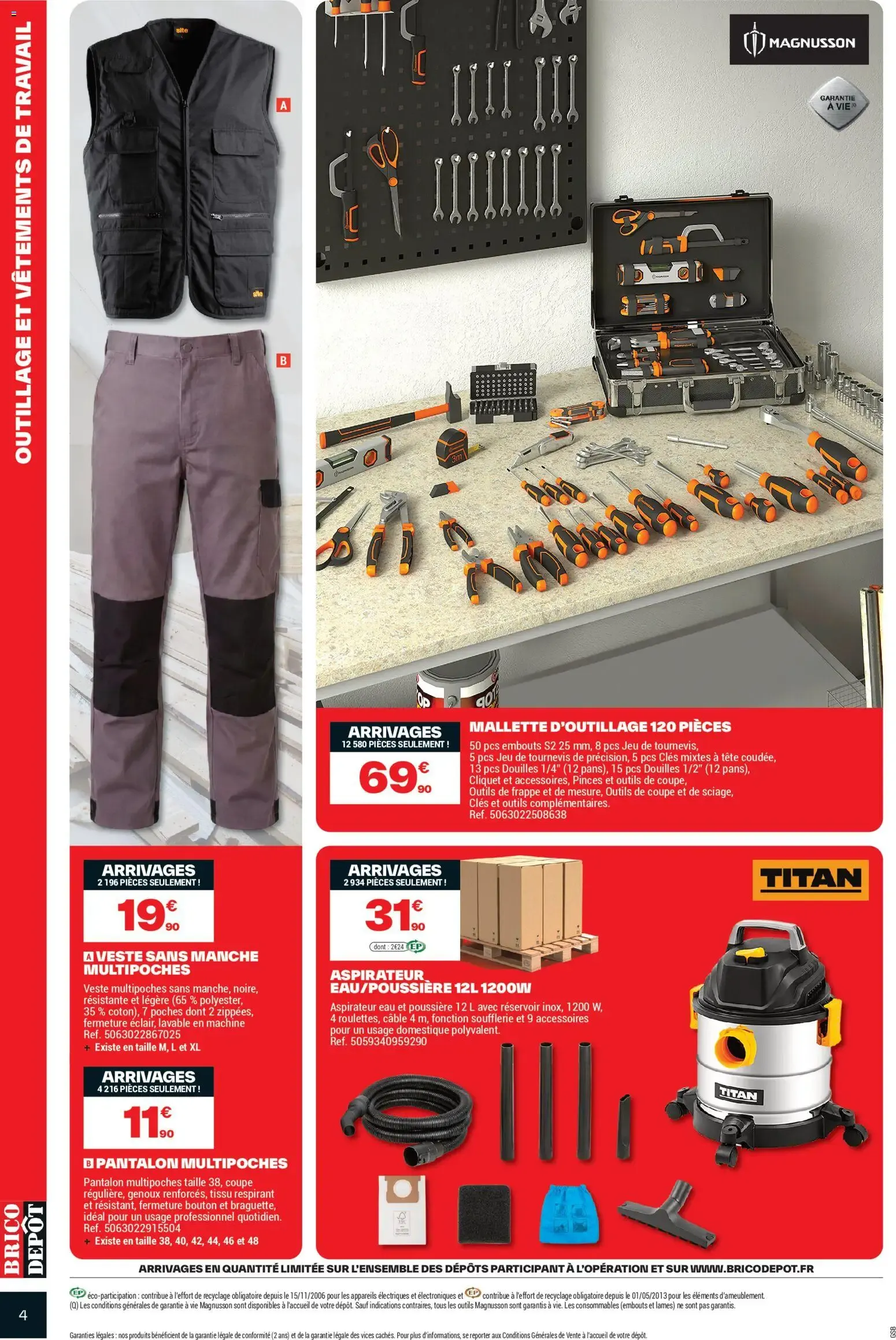 Brico Dépôt catalogue à partir du 11/09/2026 - promo en ligne du 11 septembre au 24 septembre 2026 - Catalogue page 4