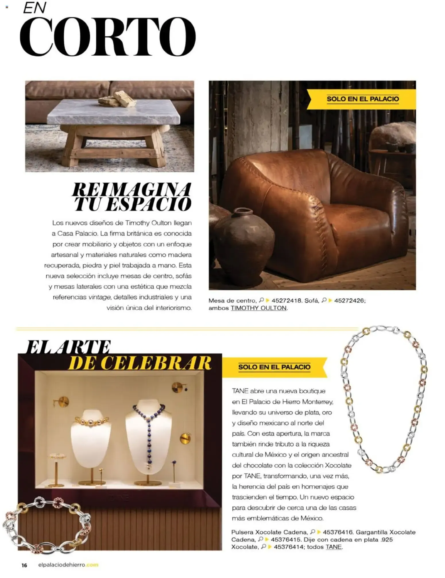 Catálogo de La Gaceta de El Palacio de Hierro: L'Art de vivre Totalmente Palacio 1 de agosto al 31 de agosto 2026 - Pagina 19