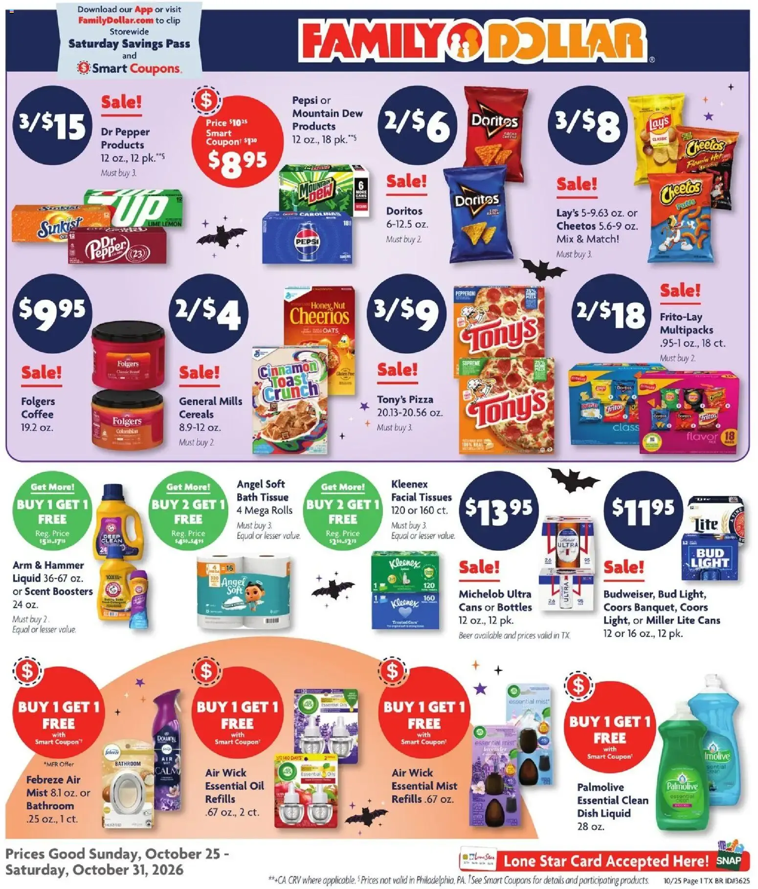 Family Dollar Weekly Ad (10/25 - 10/31 2026) - Flyer