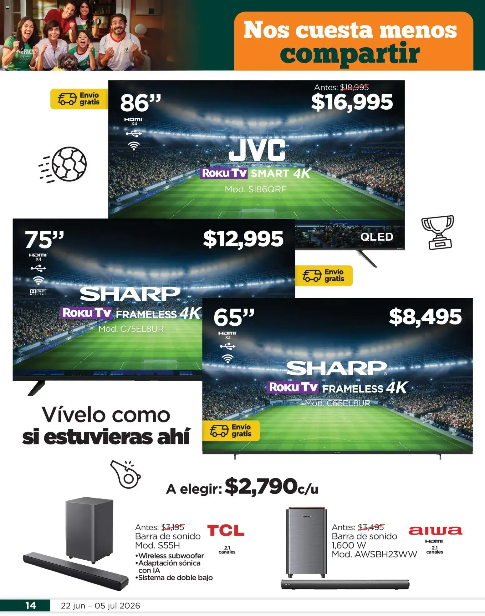 Catálogo de Chedraui folleto Ofertones del verano (22/06/2026 - 05/07/2026) - catálogo en línea 22 de junio al 5 de julio 2026 - Pagina 14