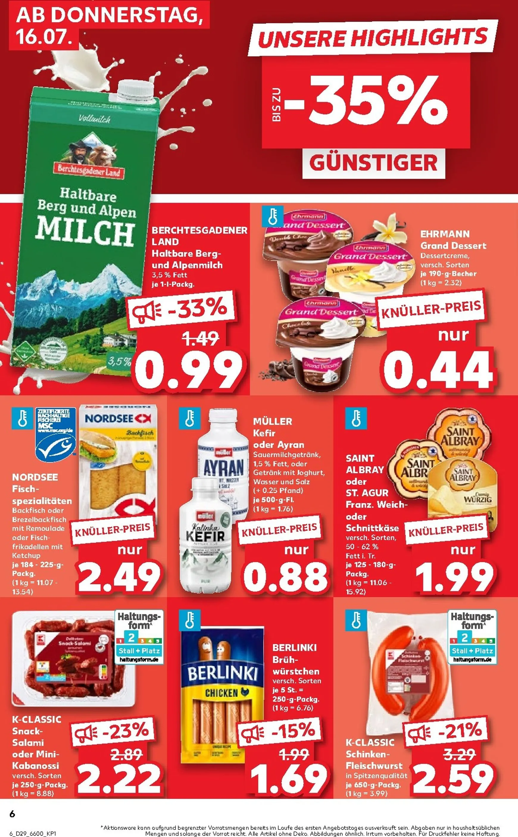 Kaufland Prospekt nächste Woche – von Donnerstag 16.07.2026 bis Mittwoch 22.07.2026 von 16. Juli bis 22. Juli 2026 - Prospekt seite 7