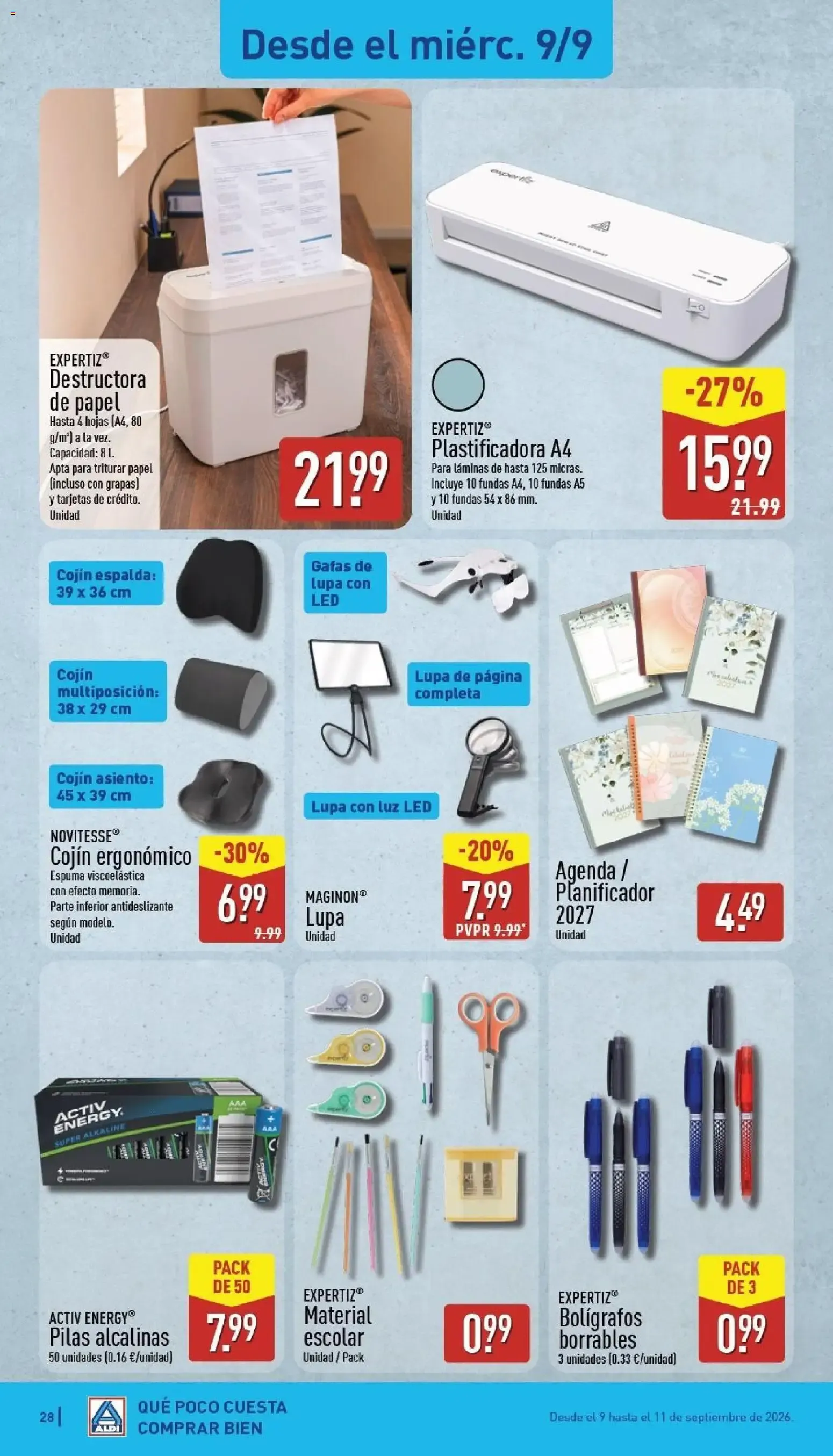 Catálogo de Aldi folleto Canarias del 07/09/2026 | Catálogo 7 de septiembre al 13 de septiembre 2026 - Página 28