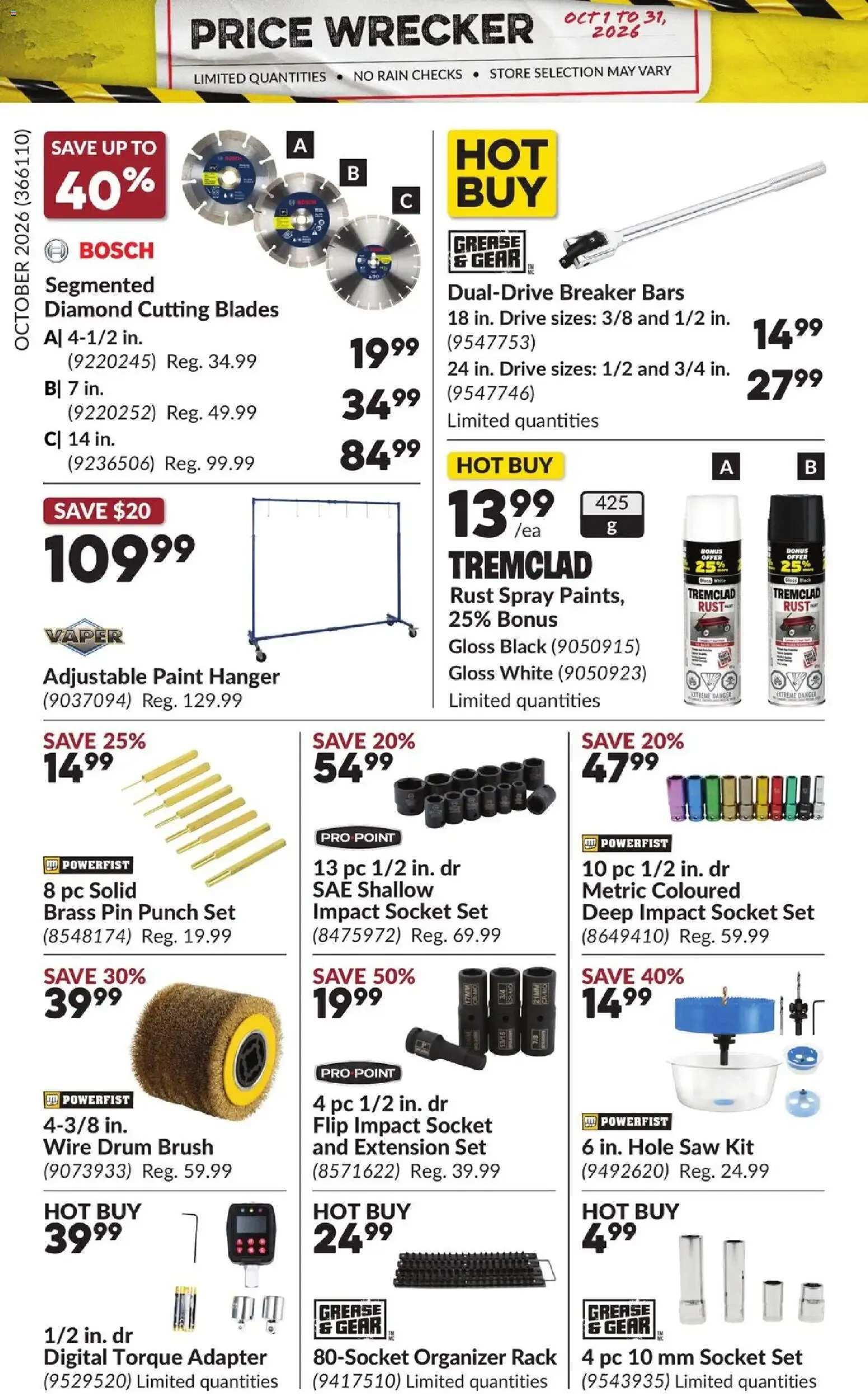 Princess Auto flyer - Price Wrecker from Oct 1, 2026 > weekly specials & deals from October 1 to October 31 2026 - flyer page 2