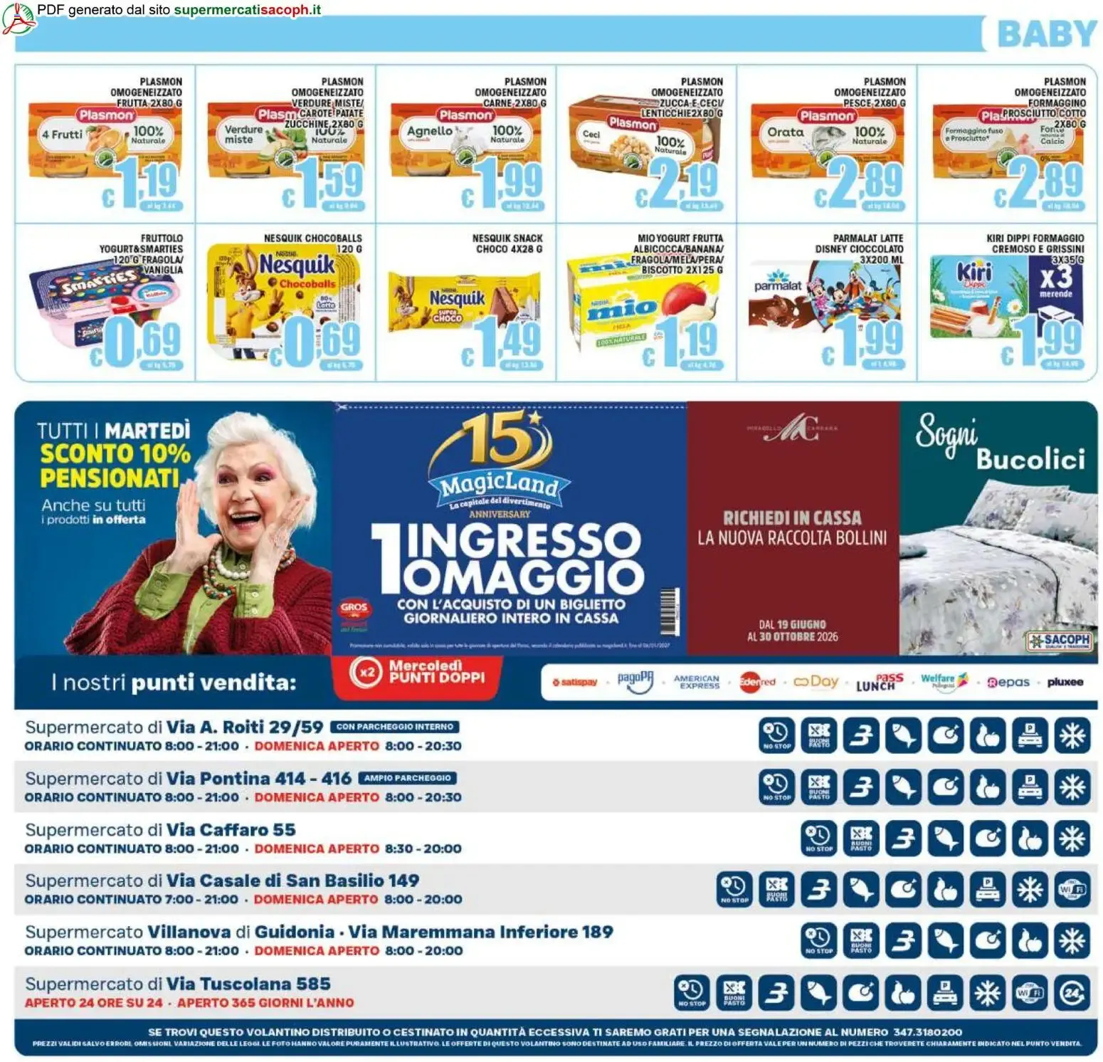 Sacoph volantino dal 12/08/2026 - online Offerte da 12 agosto a 20 agosto di 2026 - Pagina del volantino 20