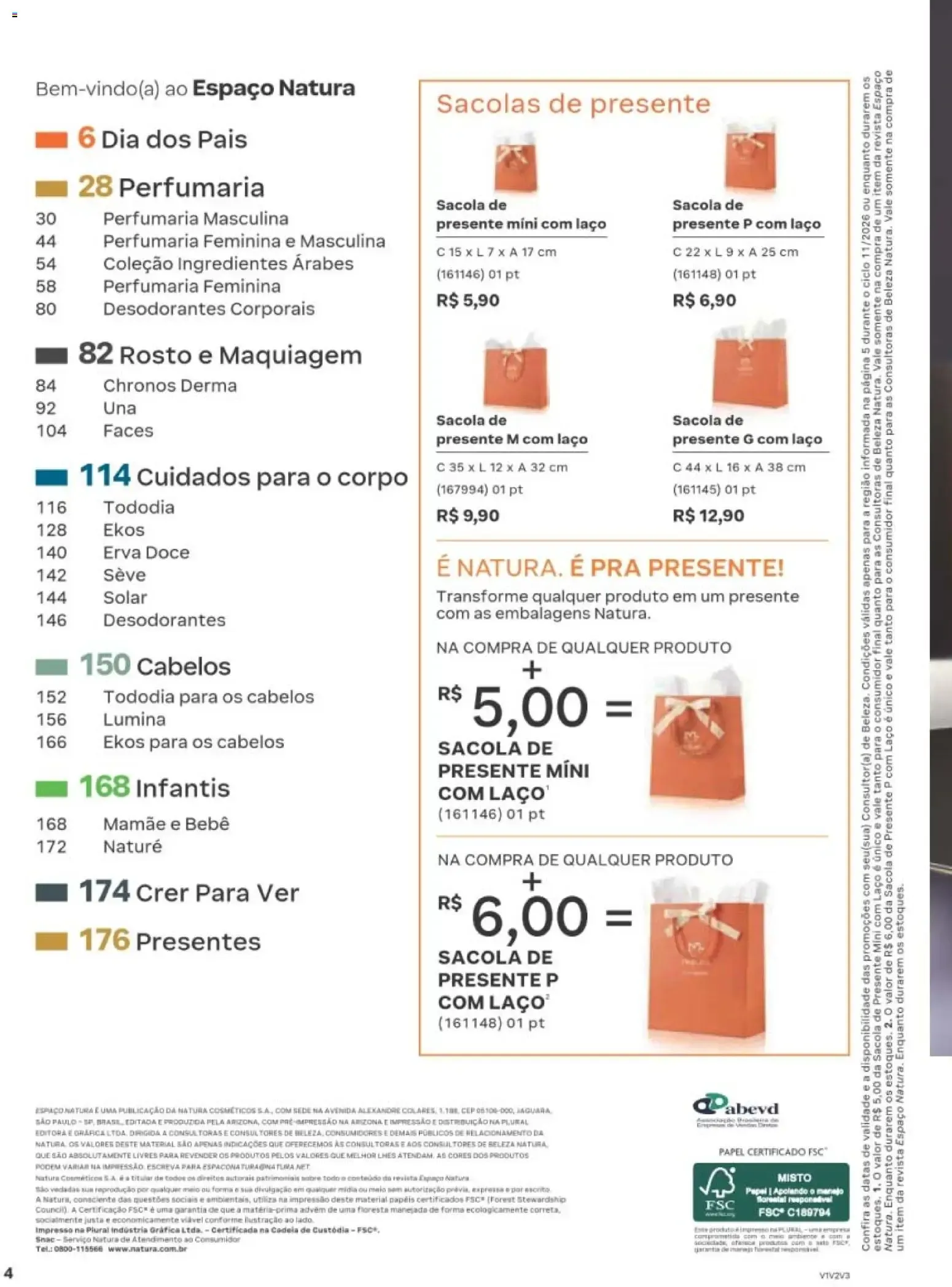 Encarte de Catálogo Catálogo Natura - Ciclo 11/2026 de 29/06 | Promoção atual 29 de junho até 20 de julho 2026 - Pagina 4