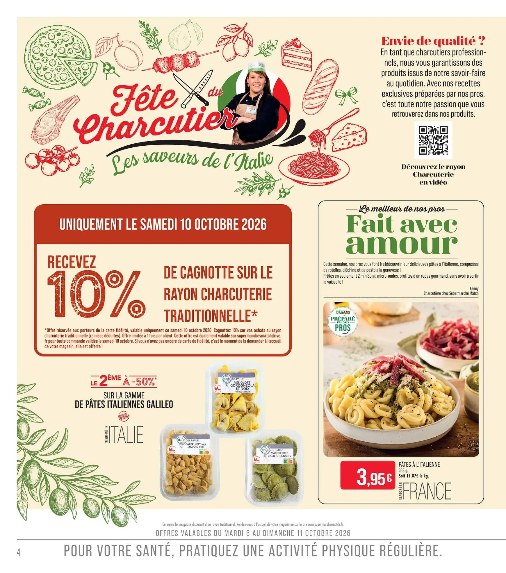 Supermarché Match - Fête Charcutier du 6 octobre au 18 octobre 2026 - Catalogue page 4