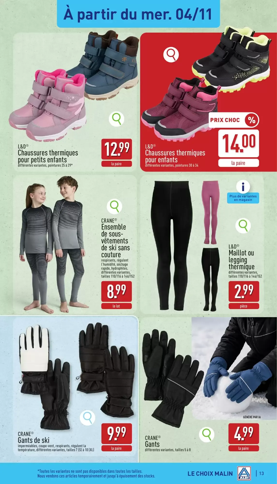 ALDI Dépliant du lun. 02/11 au sam. 07/11 inclus van 2 november tot 7 november 2026 - folder pagina 13
