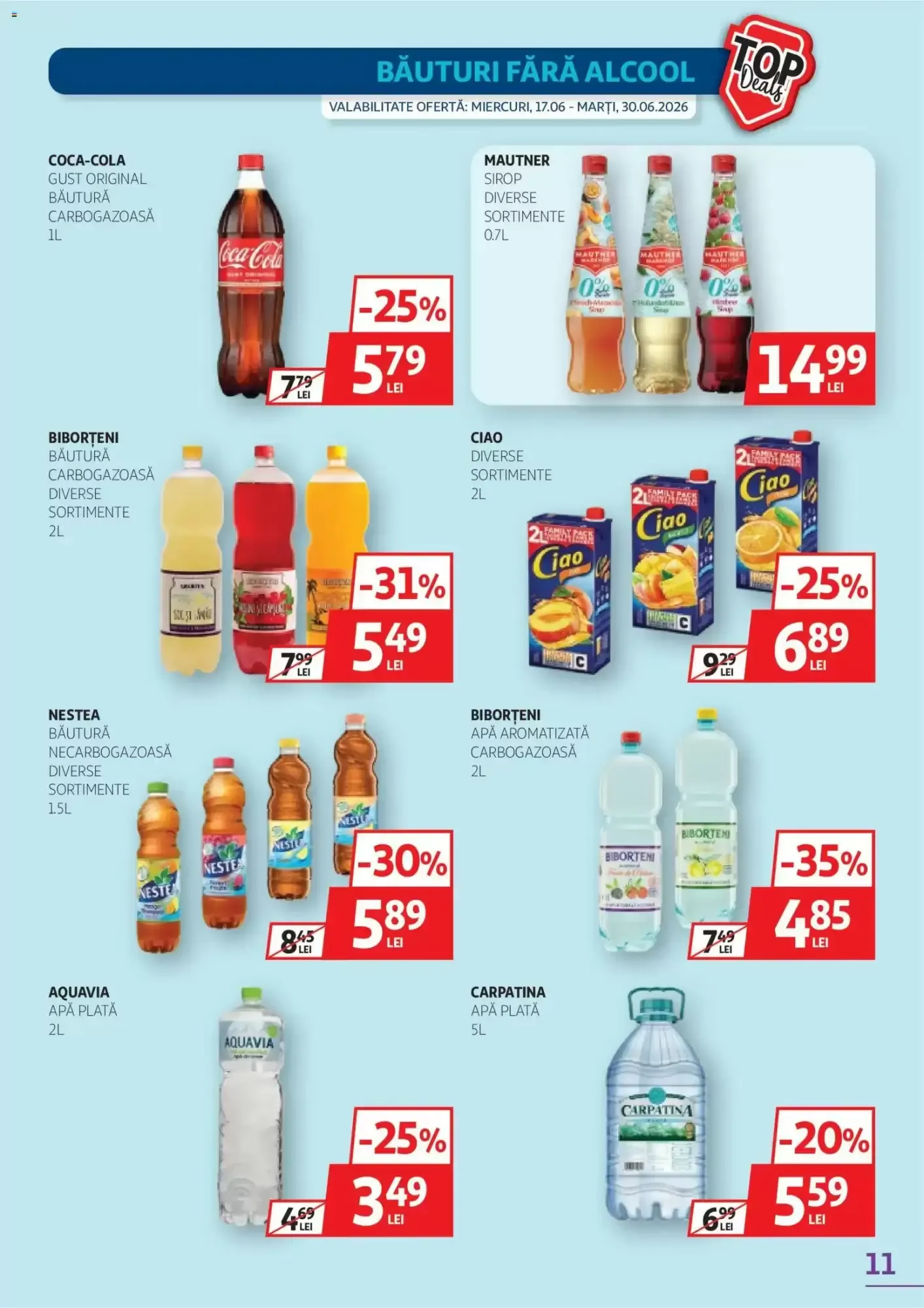Catalog Auchan: 20 Aniversario y Ofertas Diarias de la 17 iunie până la 30 iunie 2026 - Revista Pagina 11