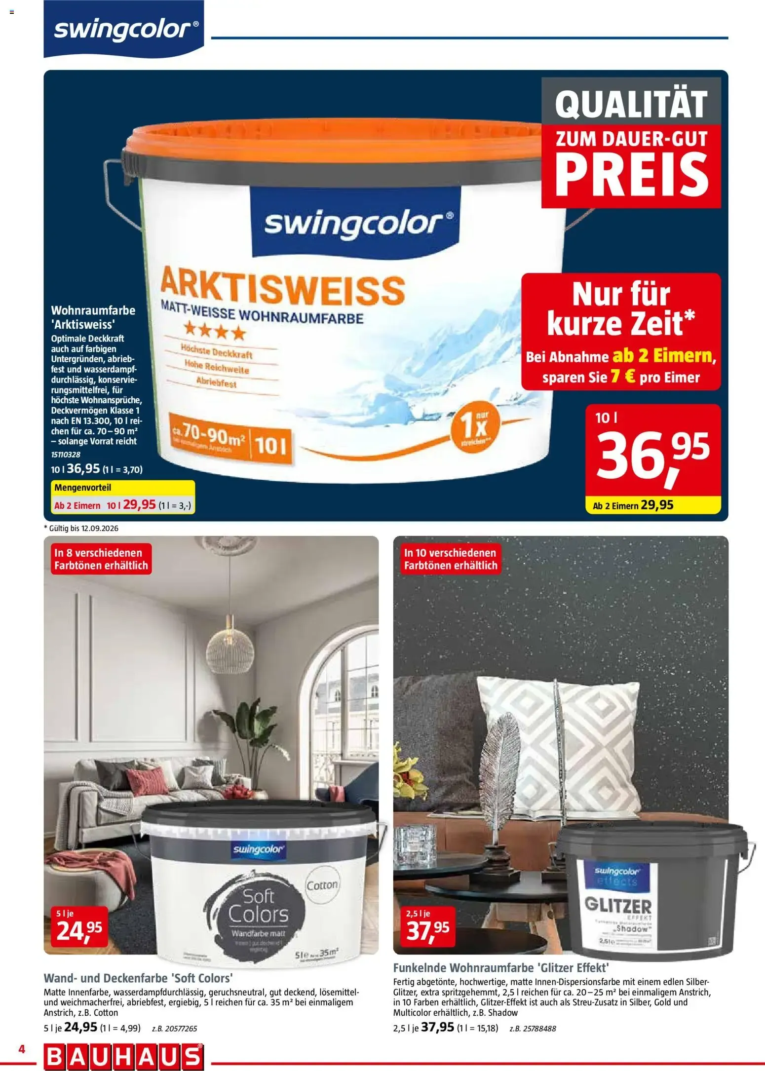 Bauhaus Prospekt (ab 29.08.2026) zum Blättern von 29. August bis 12. September 2026 - Prospekt seite 4