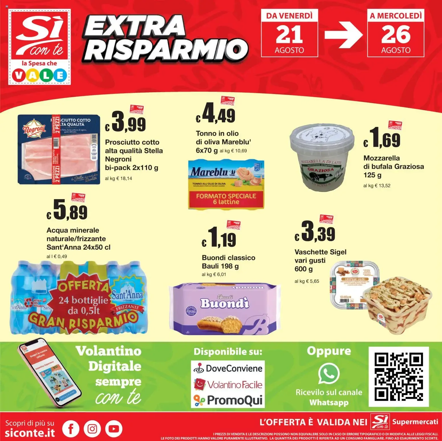 Sì con Te volantino dal 13/08/2026 - online Offerte da 13 agosto a 26 agosto di 2026 - Pagina del volantino 20