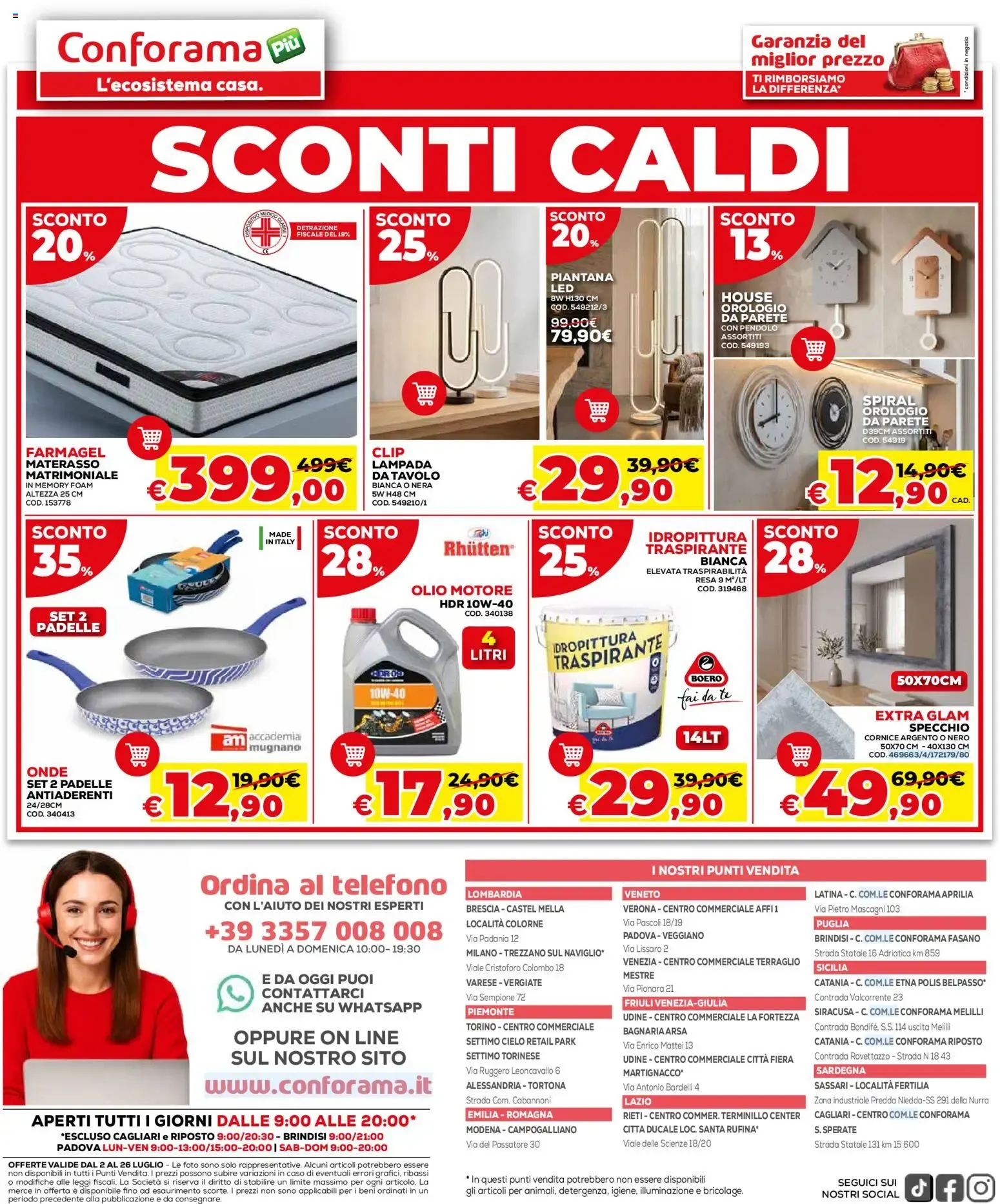 Conforama: Sconti Caldi per l'Estate da 2 luglio a 26 luglio di 2026 - Pagina del volantino 22