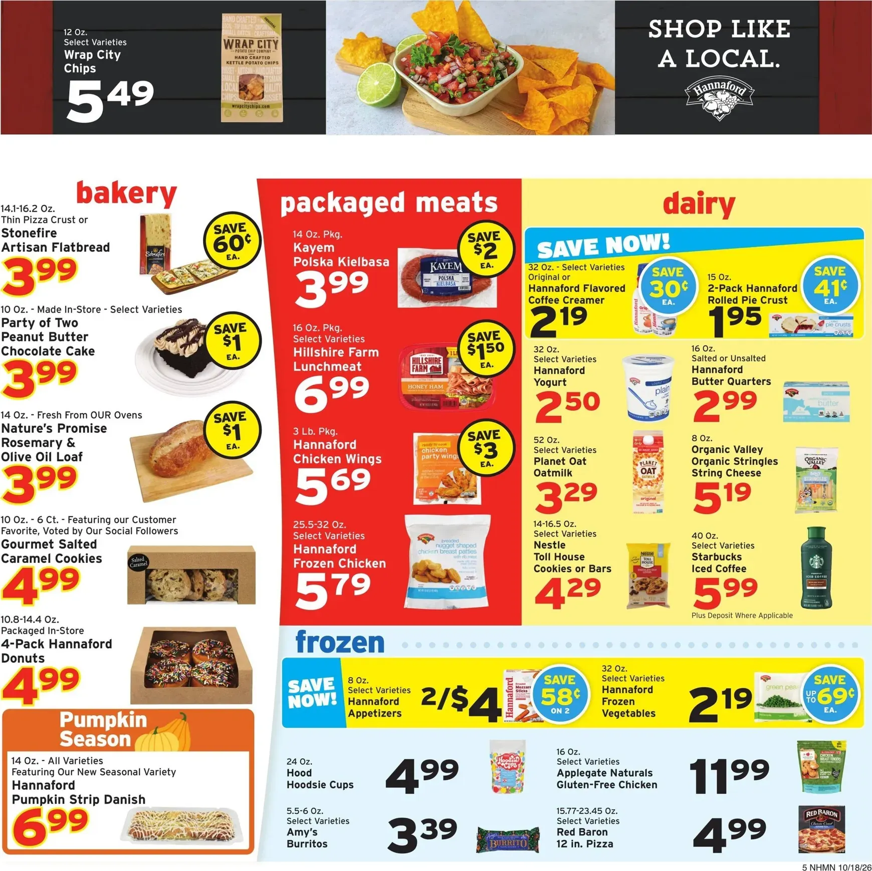 Weekly ad Hannaford: Savings made easy. Fall into this week's hottest deals. from October 18 to October 24 2026 - Page 5