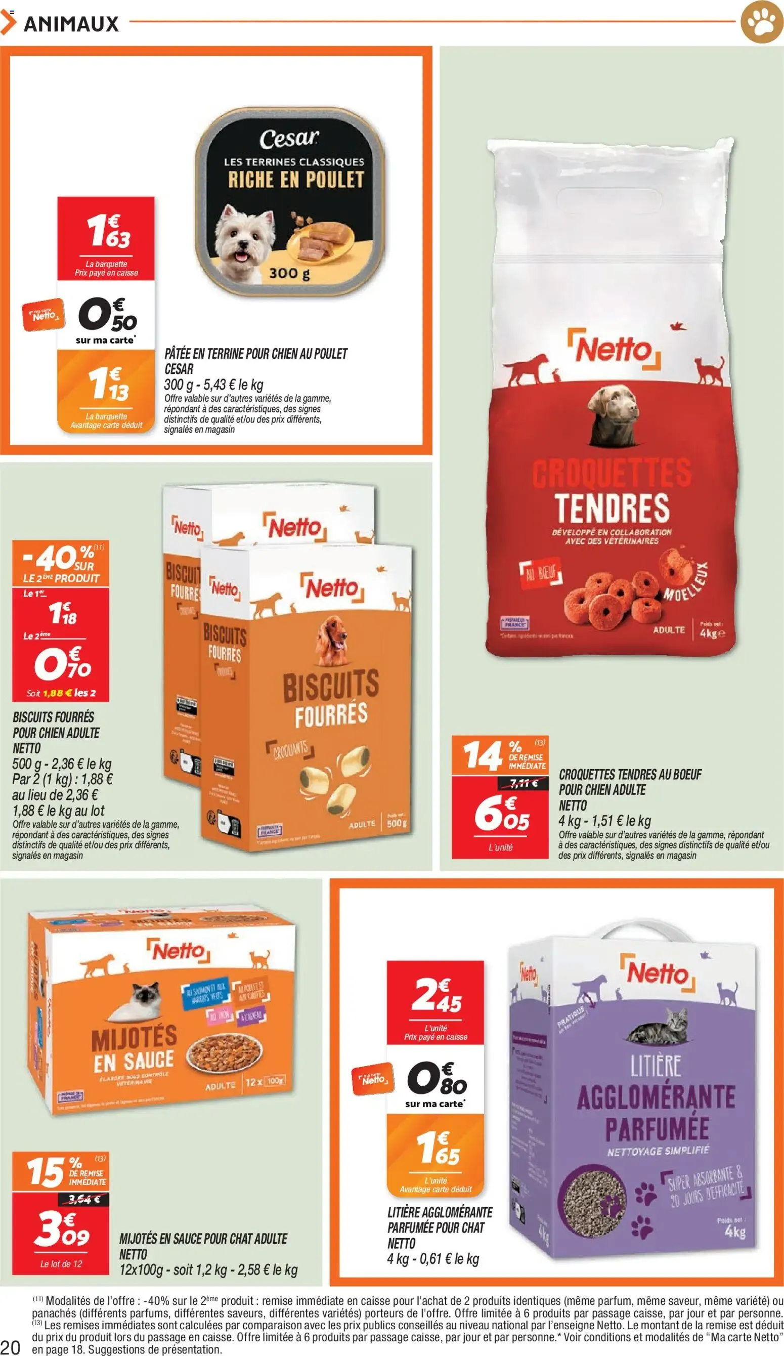 Netto: 100% Reembolso en todas las confiterías Netto du 20 octobre au 26 octobre 2026 - Catalogue page 20