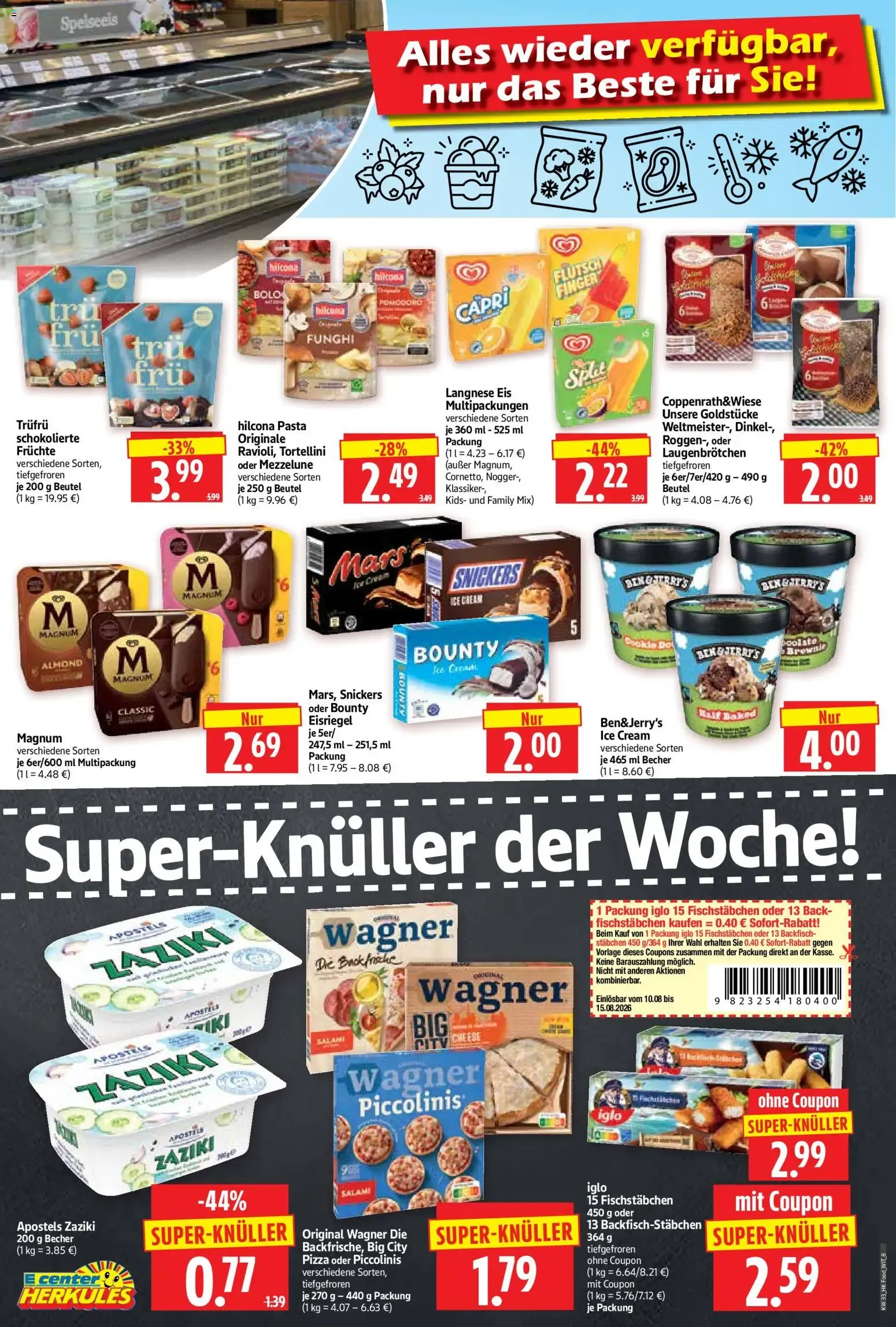 E center HERKULES Witzenhausen Knüller von 10. August bis 15. August 2026 - Prospekt seite 8