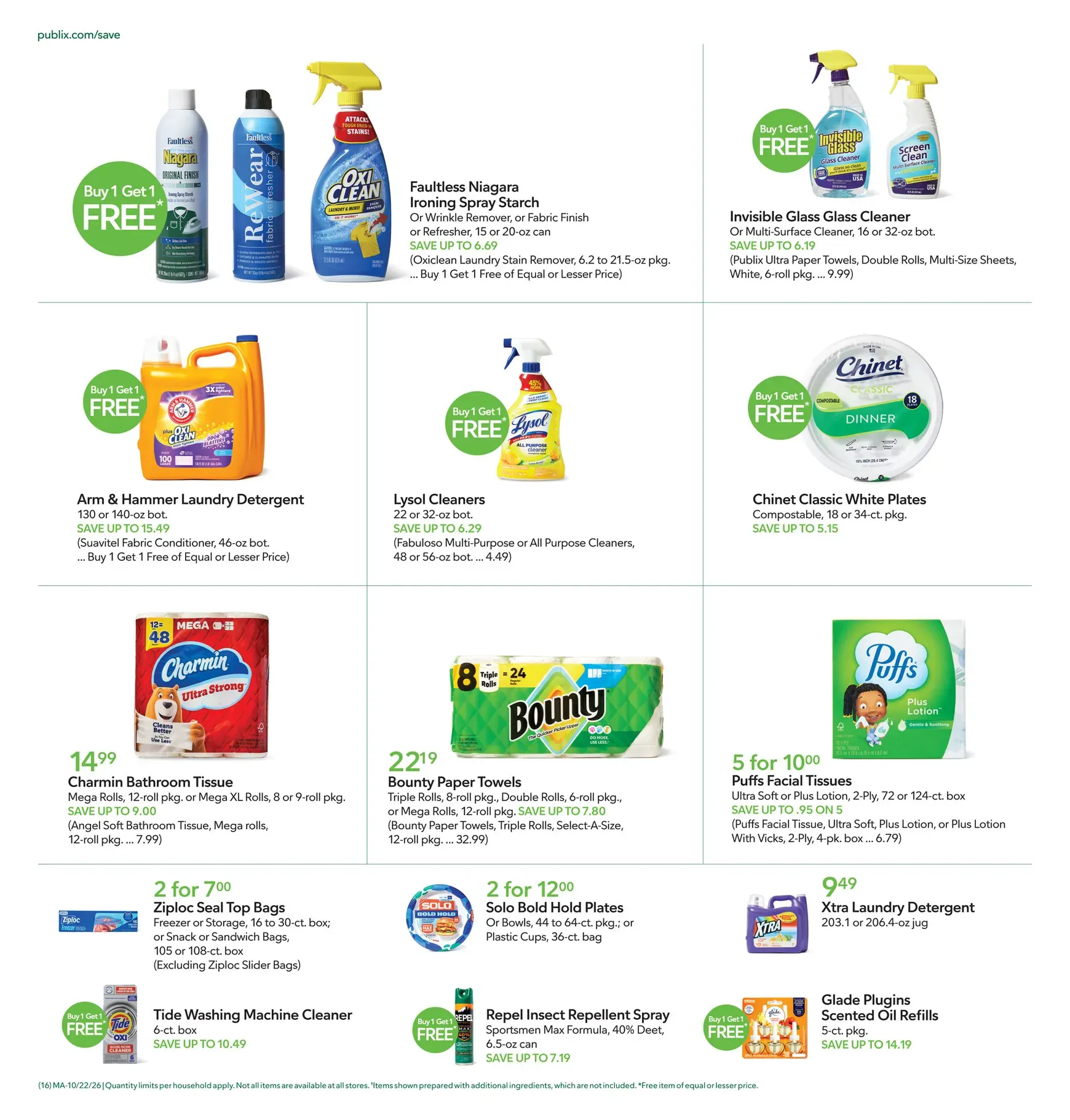 Weekly promotion Future Publix flyer valid from Thursday 10/22/2026 to Wednesday 10/28/2026 spanning from October 22 to October 28 2026 - Page 16 for Catalogue 365