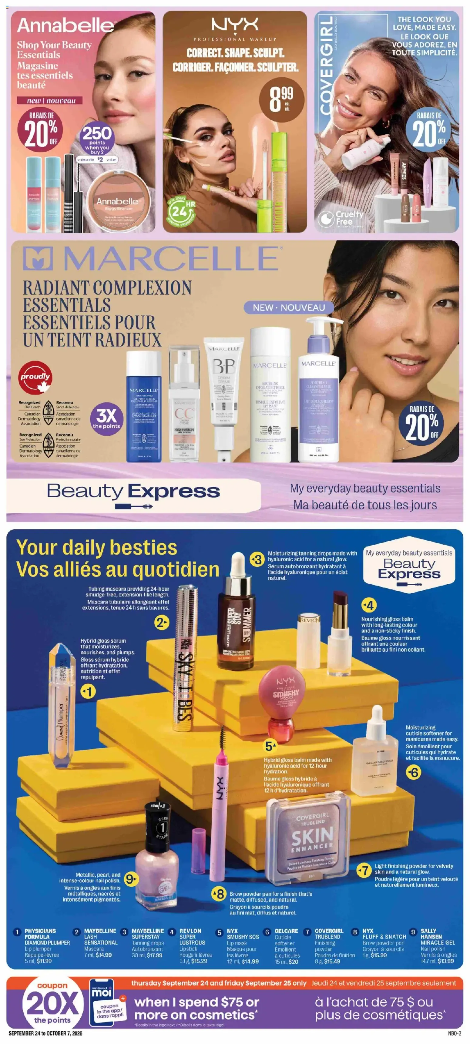 Jean Coutu - Back to school beauty booklet from Sep 24, 2026 > weekly specials & deals from September 24 to October 7 2026 - flyer page 2