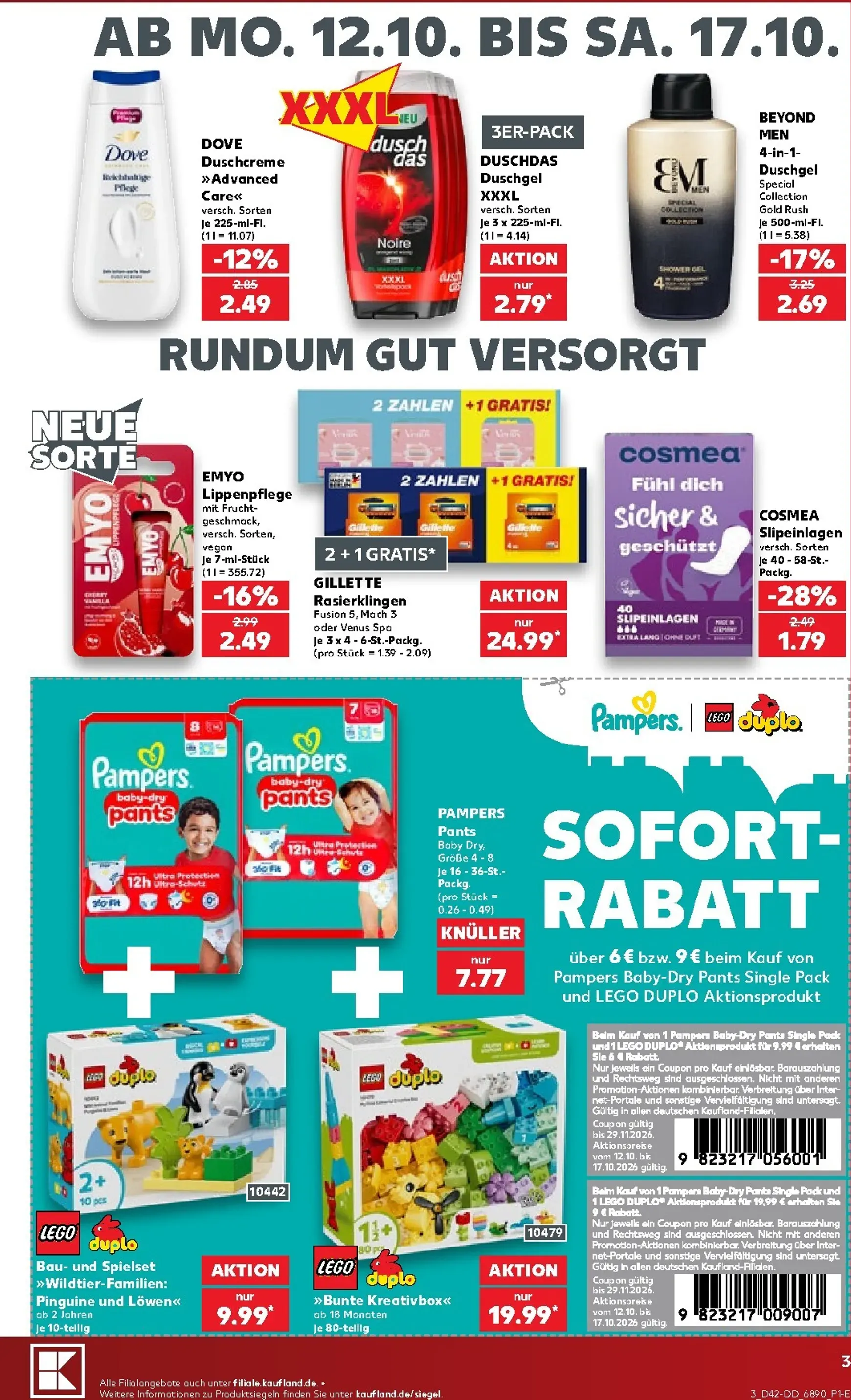 Kaufland: Deutschlands größte Drogerie-Abteilung von 12. Oktober bis 17. Oktober 2026 - Prospekt seite 3