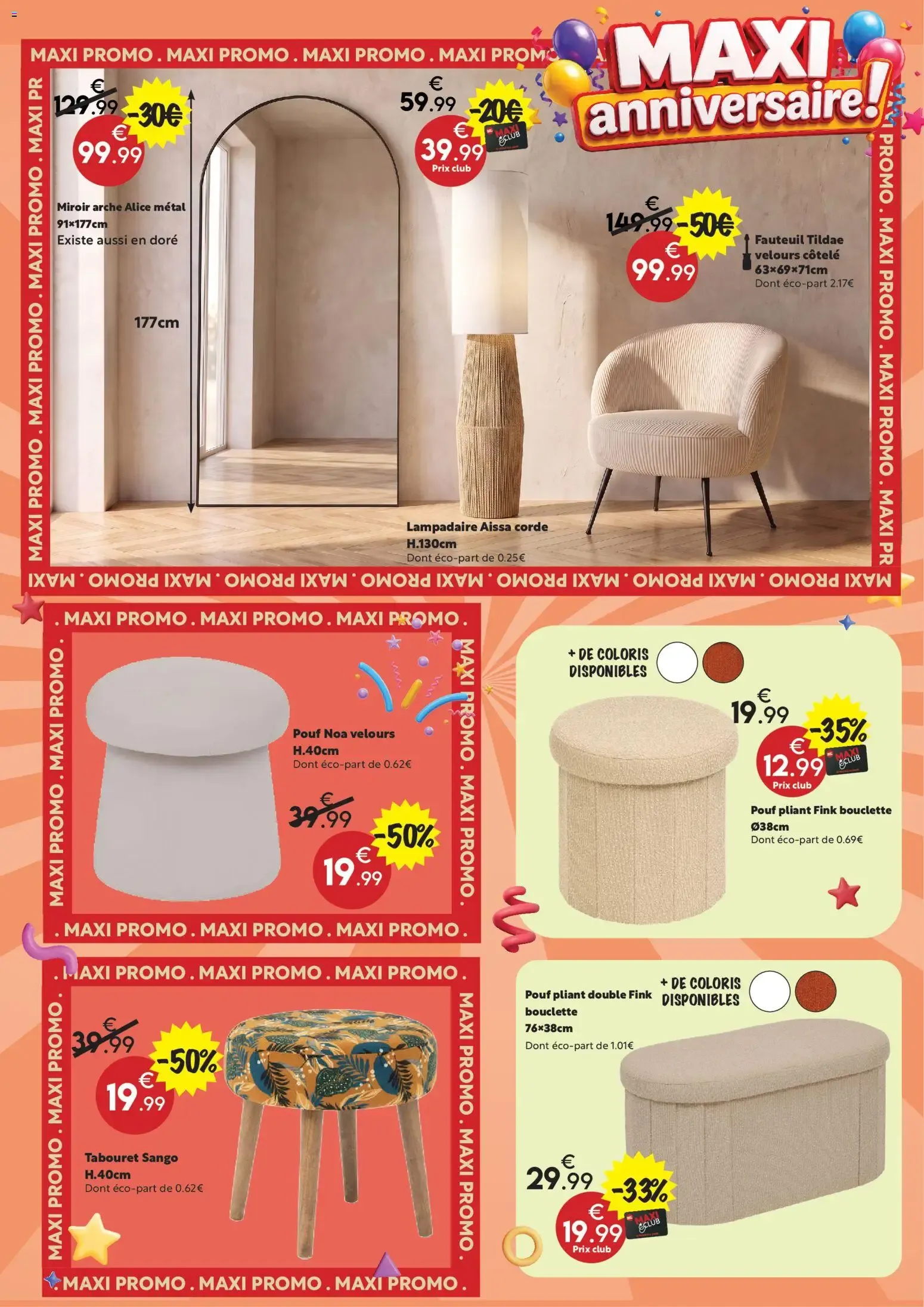 Maxi Bazar - Brochure anniversaire à partir du 02/09/2026 - promo en ligne du 2 septembre au 27 septembre 2026 - Catalogue page 7