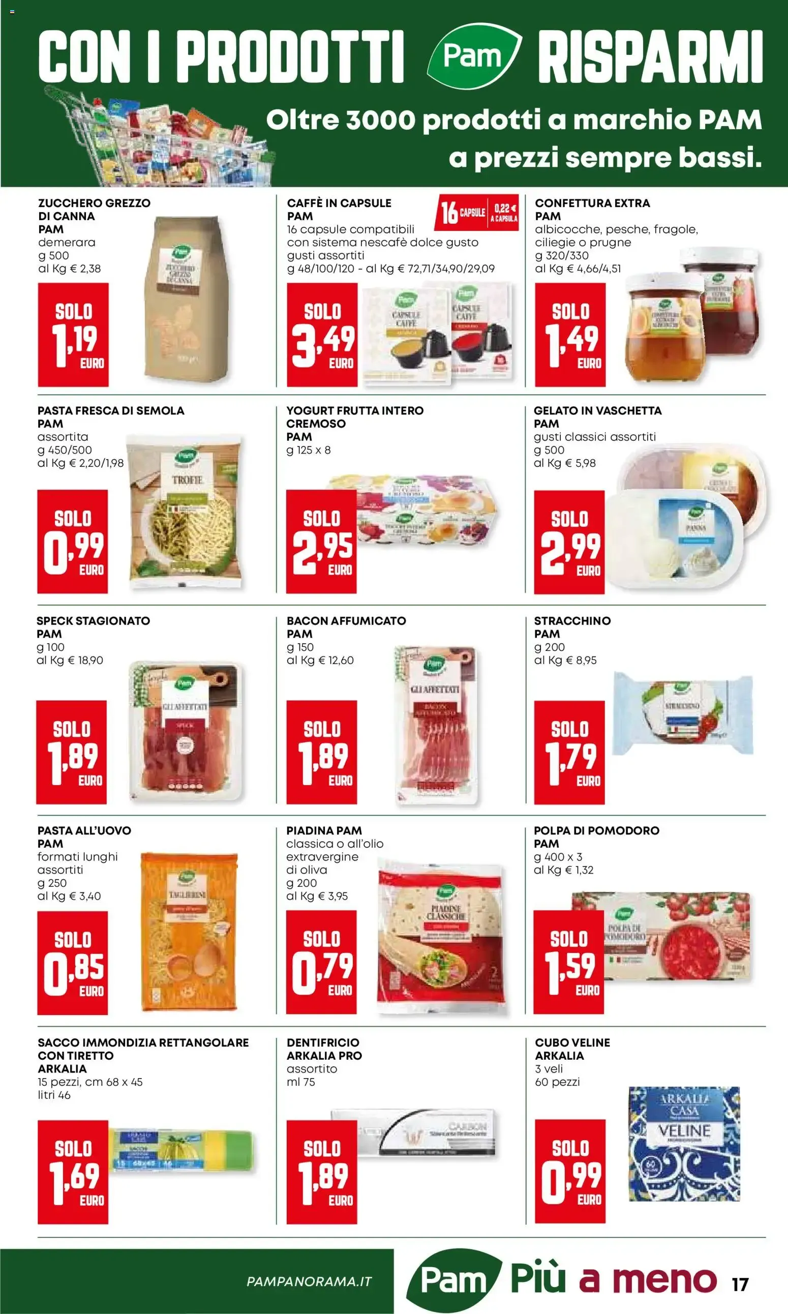 Volantino Pam Panorama: Tante Offerte a 1, 2, 3 Euro da 18 giugno a 1 luglio di 2026 - Pagina del volantino 17