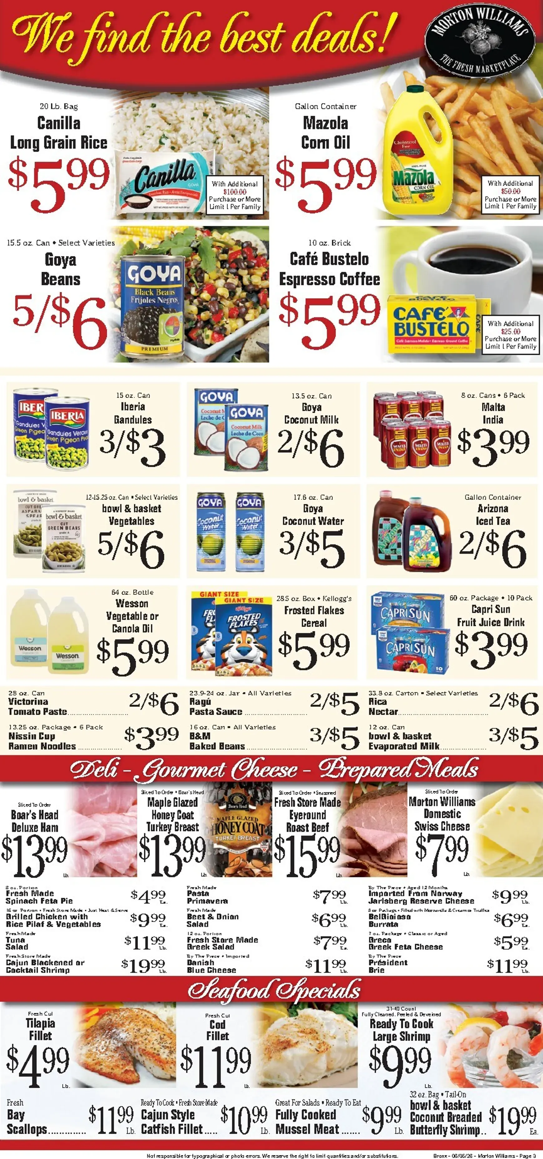 Weekly ad Current Morton Williams - Bronx leaflet valid from Friday 06/05/2026 to Thursday 06/11/2026 from June 5 to June 11 2026 - Page 3