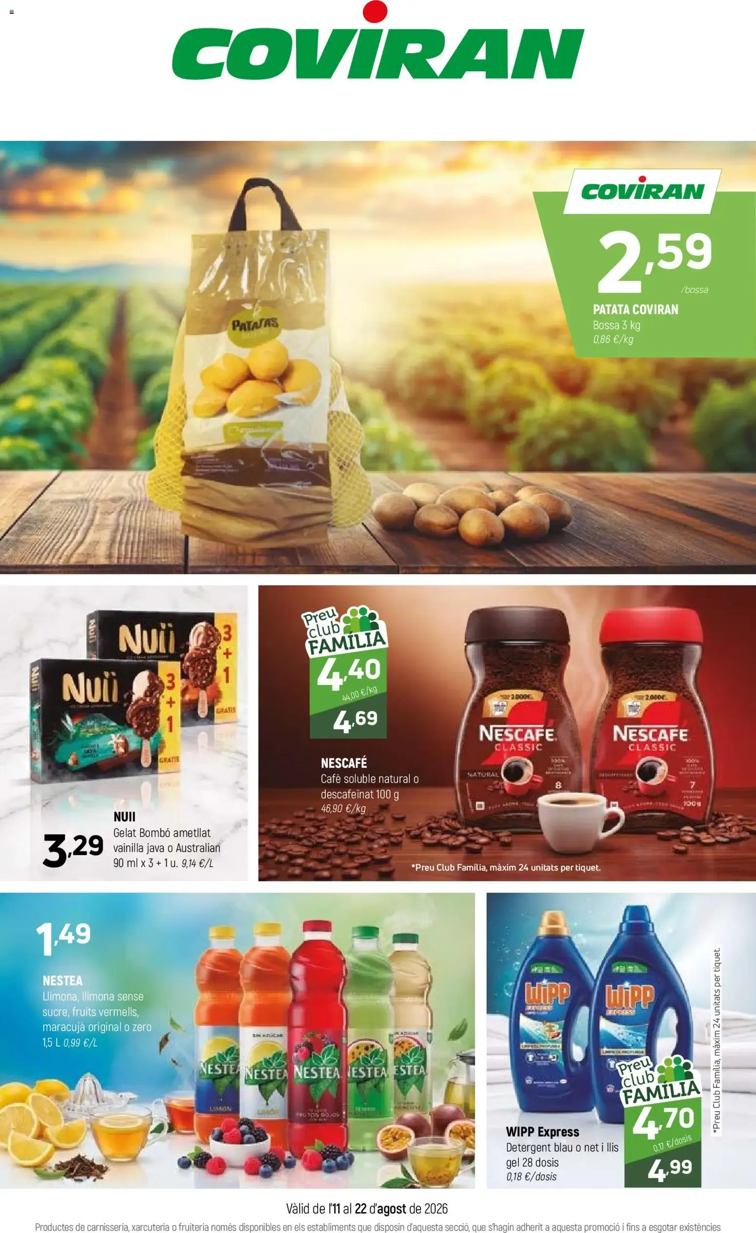 Catálogo de Ofertas Coviran del 11/08/2026 | folleto 11 de agosto al 22 de agosto 2026 - Página 1
