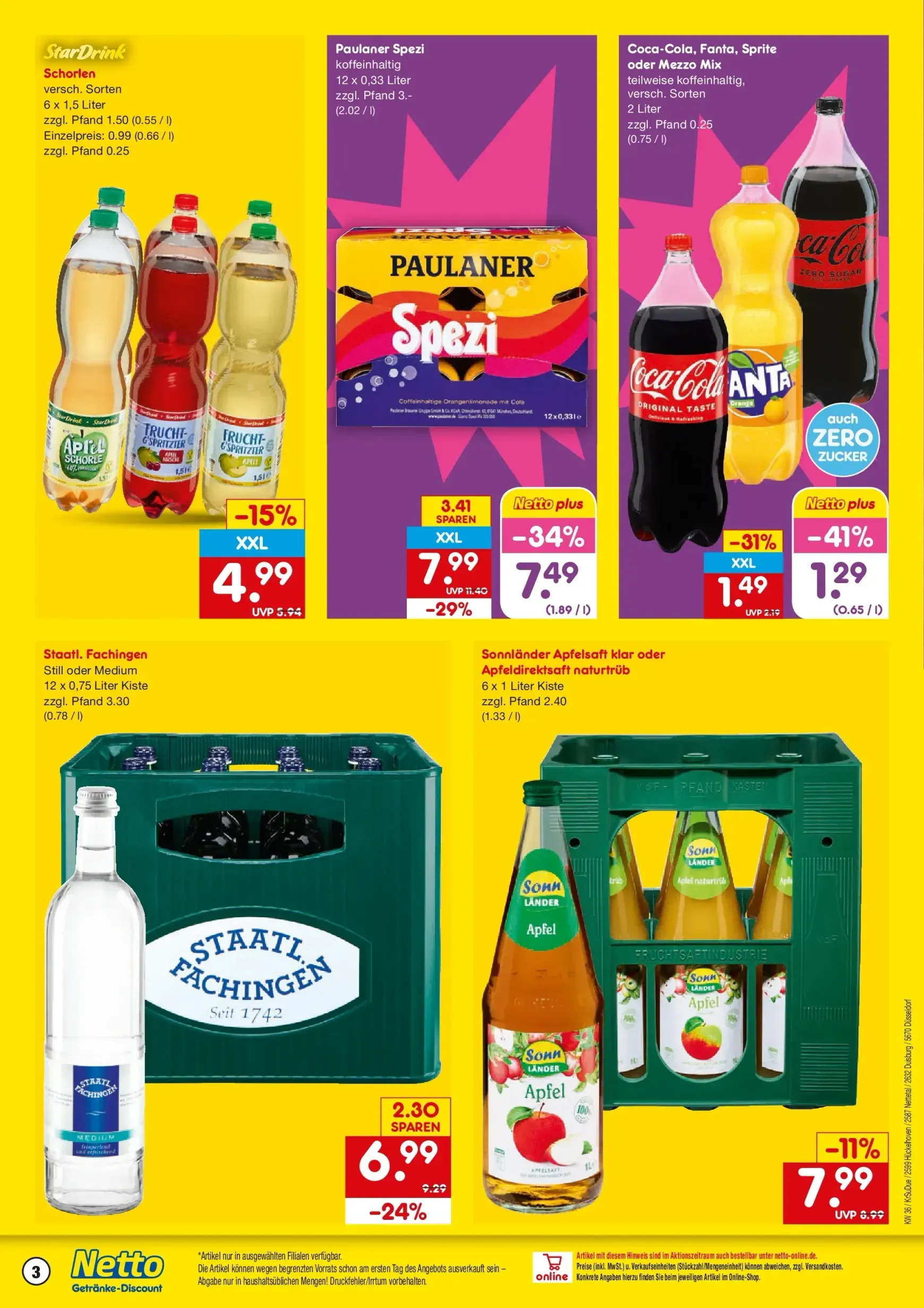 Netto Marken Discount - Hückelhoven-Baal, Nettetal, Duisburg, Düsseldorf Prospekt – von Montag 31.08.2026 bis Samstag 05.09.2026 von 31. August bis 5. September 2026 - Prospekt seite 3
