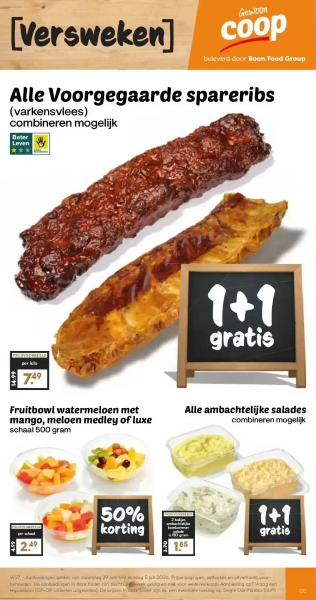 Coop Folder Week 27 – 29.06.2026 – 05.07.2026 van 29 juni tot 5 juli 2026 - Folder pagina 1