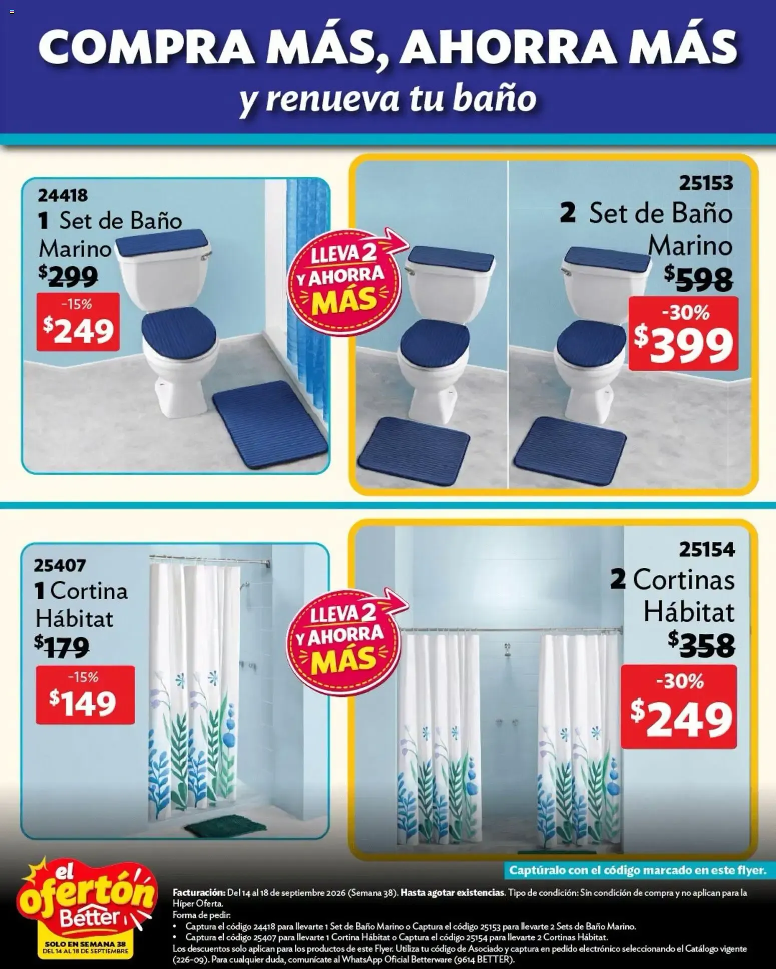 Catálogo de Betterware catálogo El Ofertón (14/09/2026 - 18/09/2026) - catálogo en línea 14 de septiembre al 18 de septiembre 2026 - Pagina 8