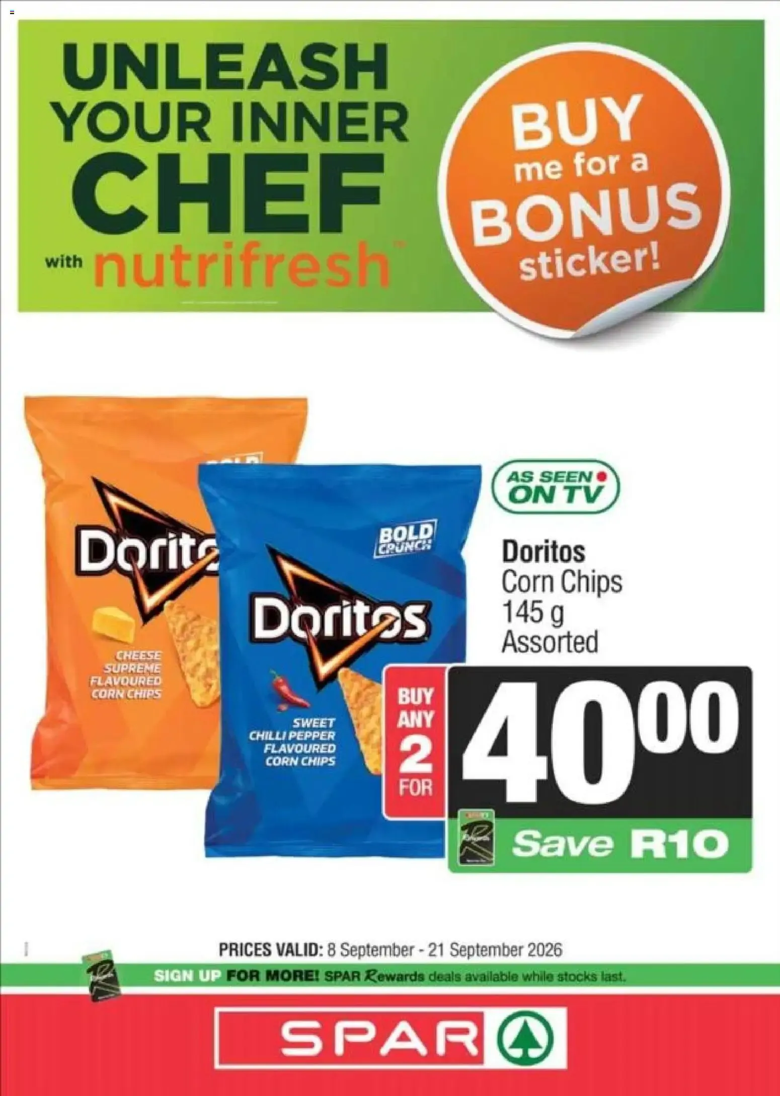 Spar Specials (08/09/2026 - 21/09/2026) Online from 8 September to 21 September 2026 - Catalogue Page 6