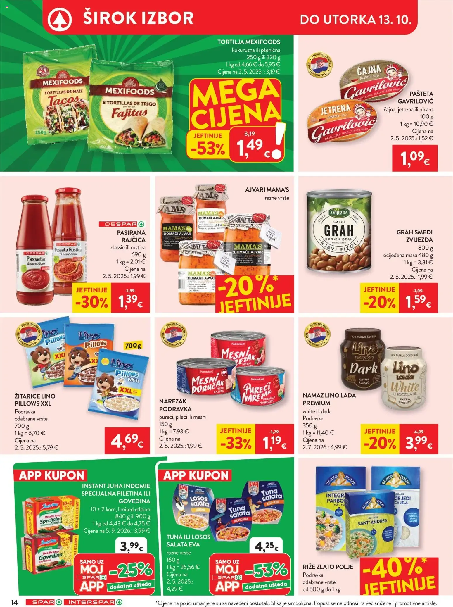 Katalog Spar Katalog novi od 07.10.2026 na listanje > letak digitalni od 7. listopada do 13. listopada 2026. - Pregled Stranica 17
