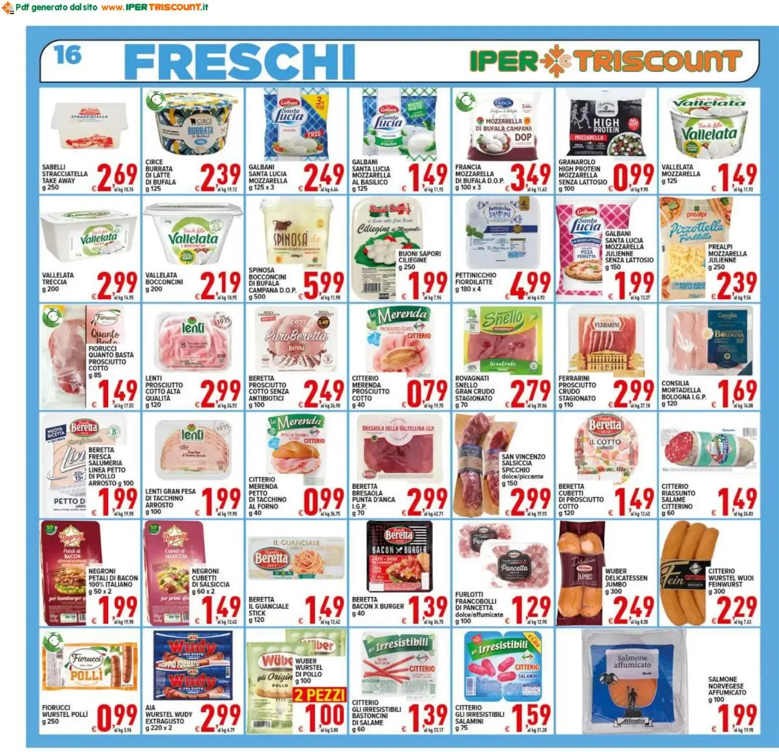 Ipertriscount Supermercati - Scorta Vacanze! da 10 luglio a 21 luglio di 2026 - Pagina del volantino 16