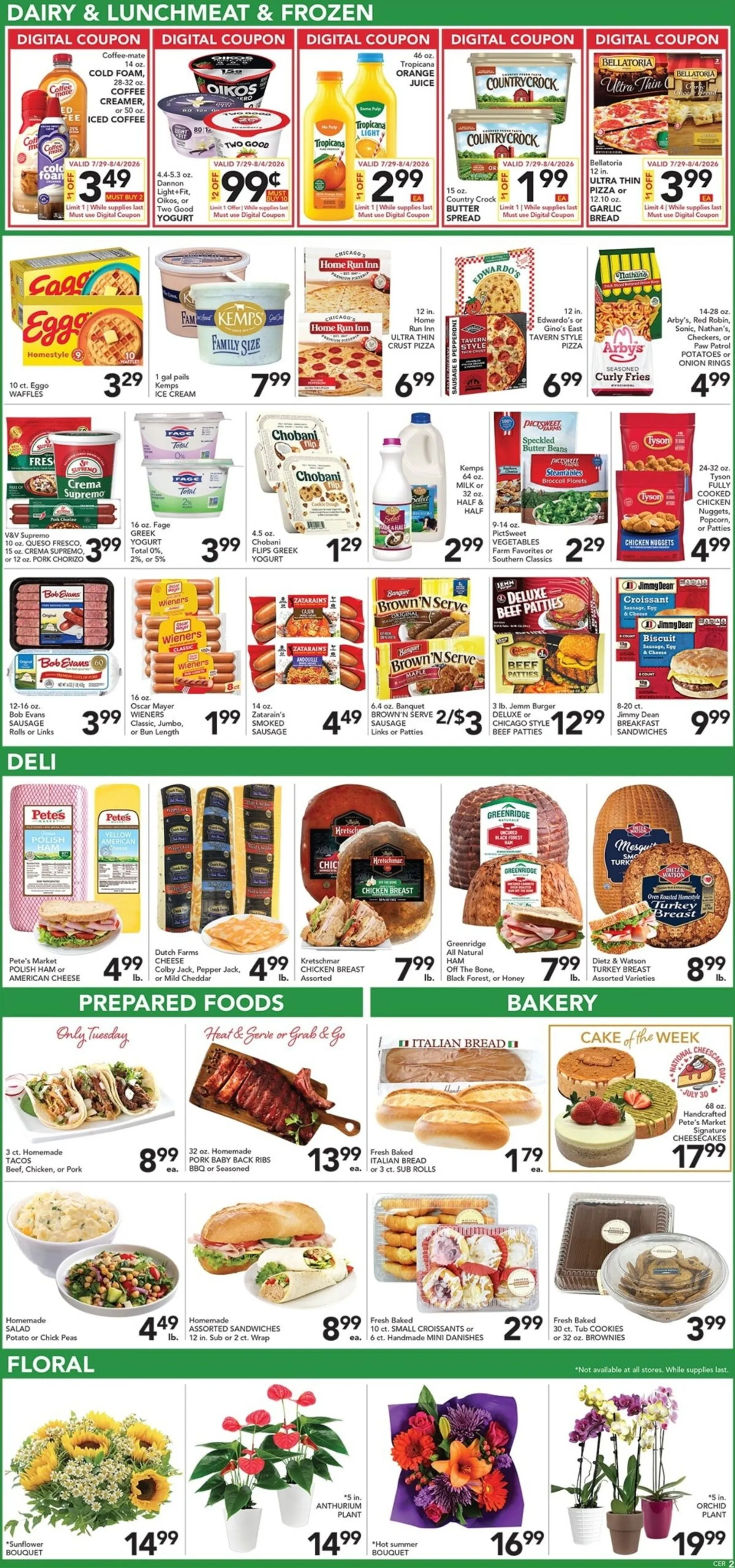 Weekly ad Current Pete's Fresh Market - Cermak & Rockwell leaflet valid from Wednesday 07/29/2026 to Tuesday 08/04/2026 from July 29 to August 4 2026 - Page 2