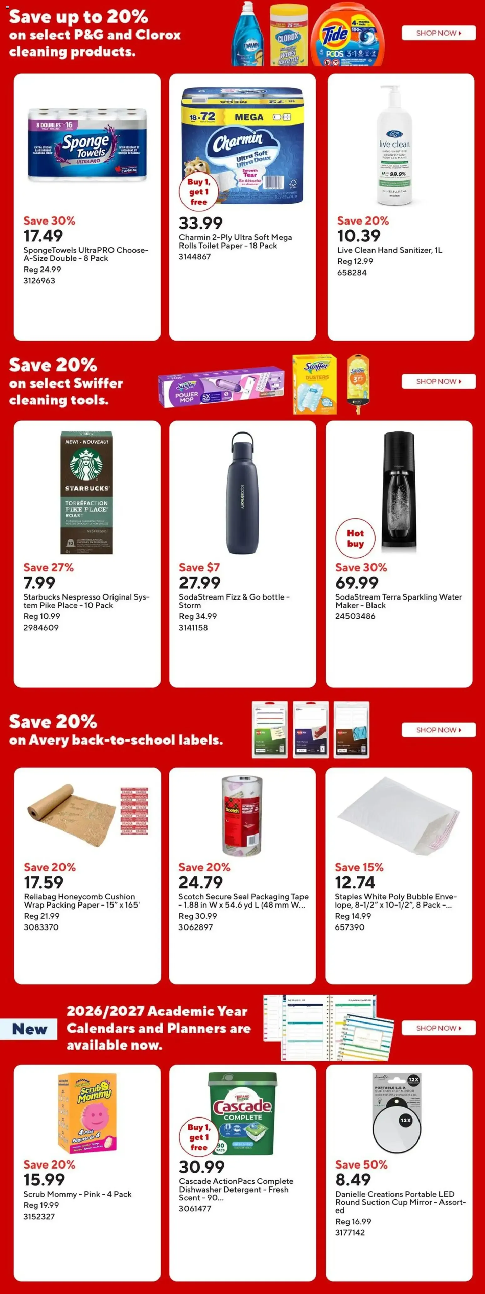 Staples Easy Deals & Friends + Family Savings from July 17 to July 23 2026 - flyer page 4
