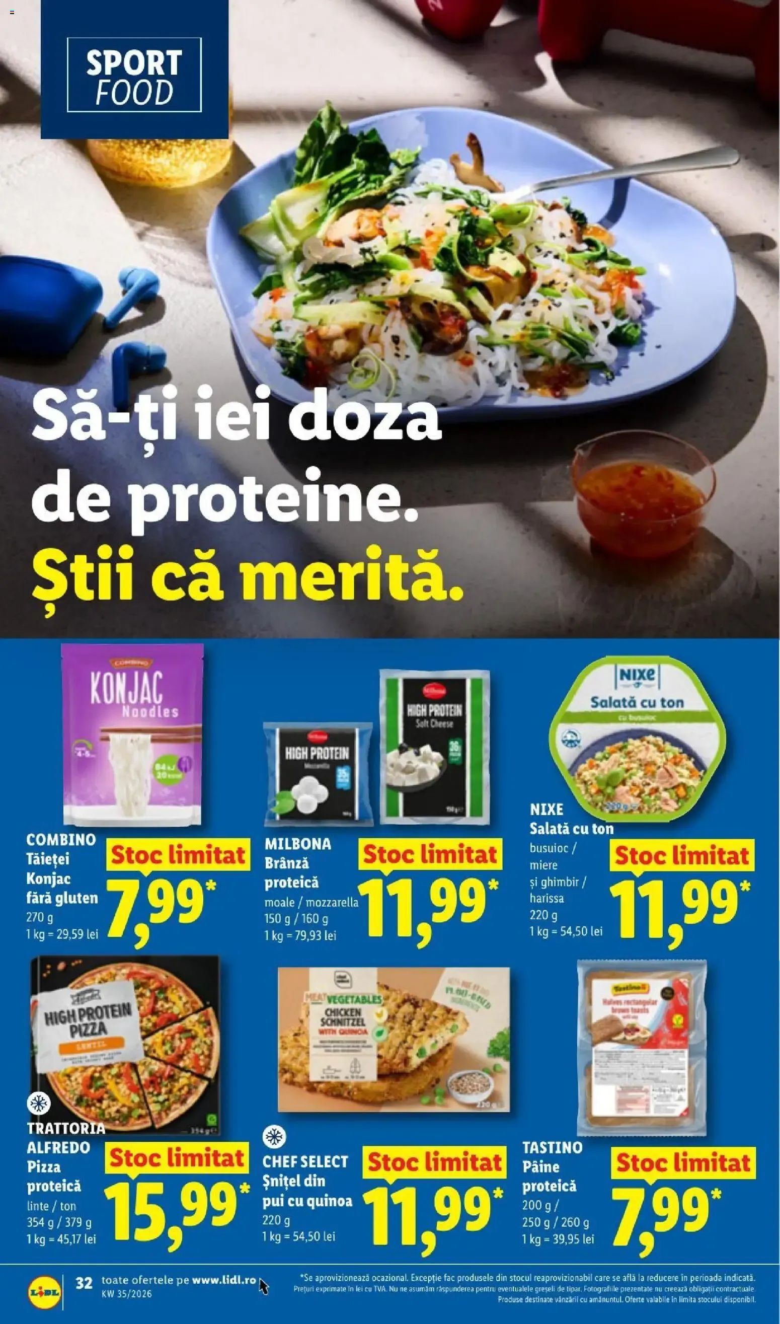 Catalog LIDL: Ieftin și înainte, și după ziua de salariu (Ofertas del 24 al 30 de agosto de 2026) de la 24 august până la 30 august 2026 - Revista Pagina 32
