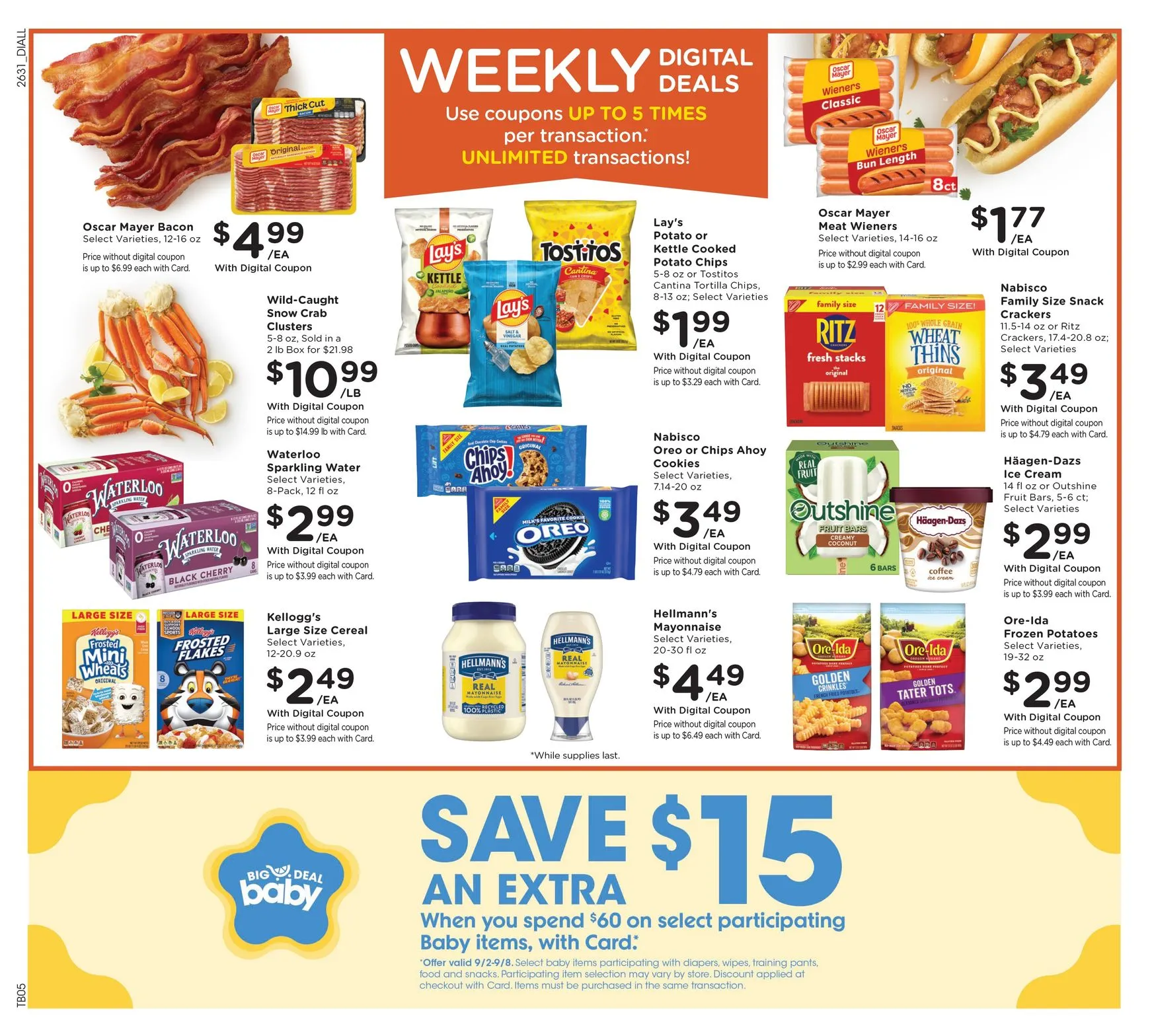 Weekly promotion Current Baker's leaflet valid from Wednesday 09/02/2026 to Tuesday 09/08/2026 spanning from September 2 to September 8 2026 - Page 2 for Catalogue 365