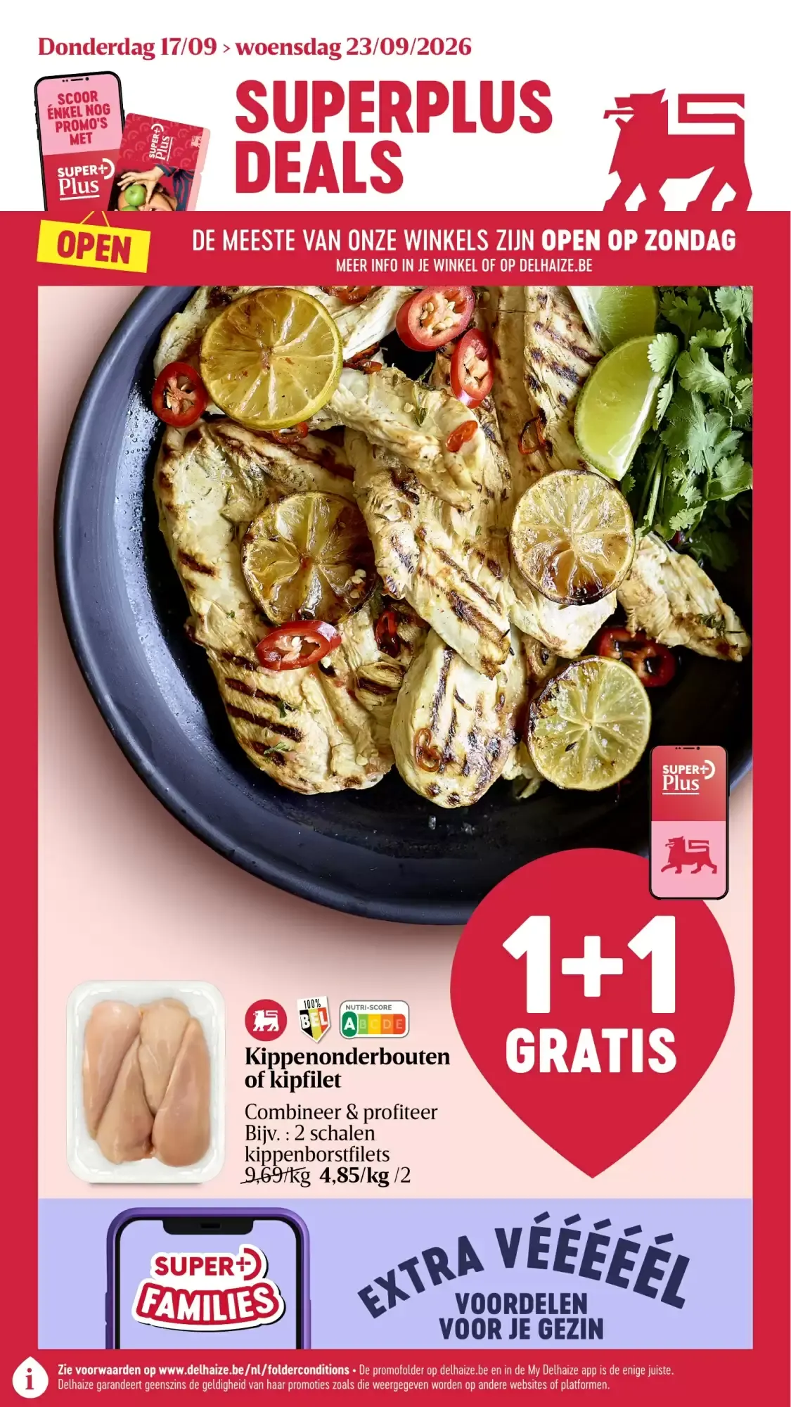 Delhaize Superplus Deals van 17 september tot 23 september 2026 - folder pagina 1