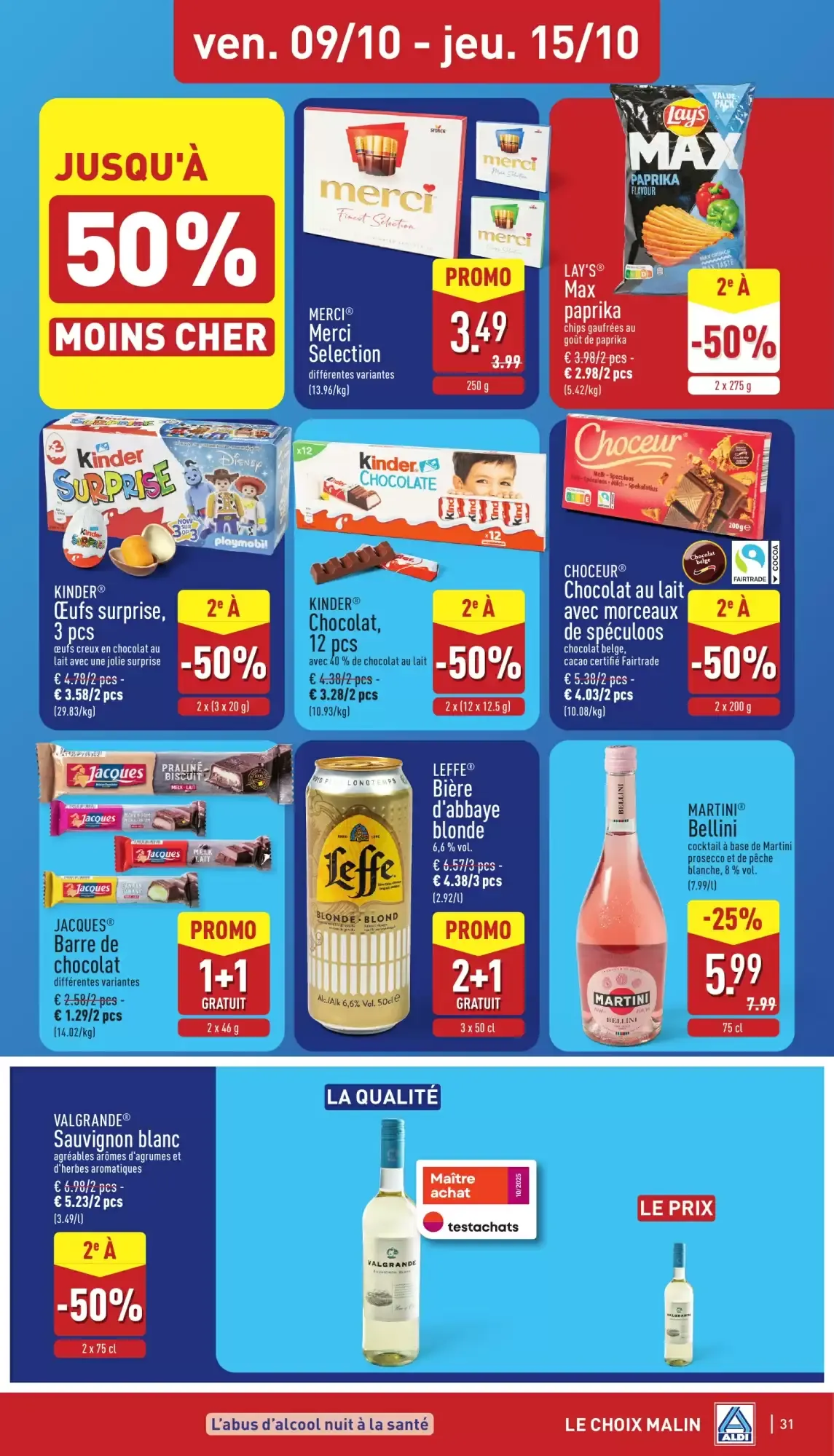 ALDI Dépliant du lun. 05/10 au sam. 10/10 inclus van 5 oktober tot 10 oktober 2026 - folder pagina 31