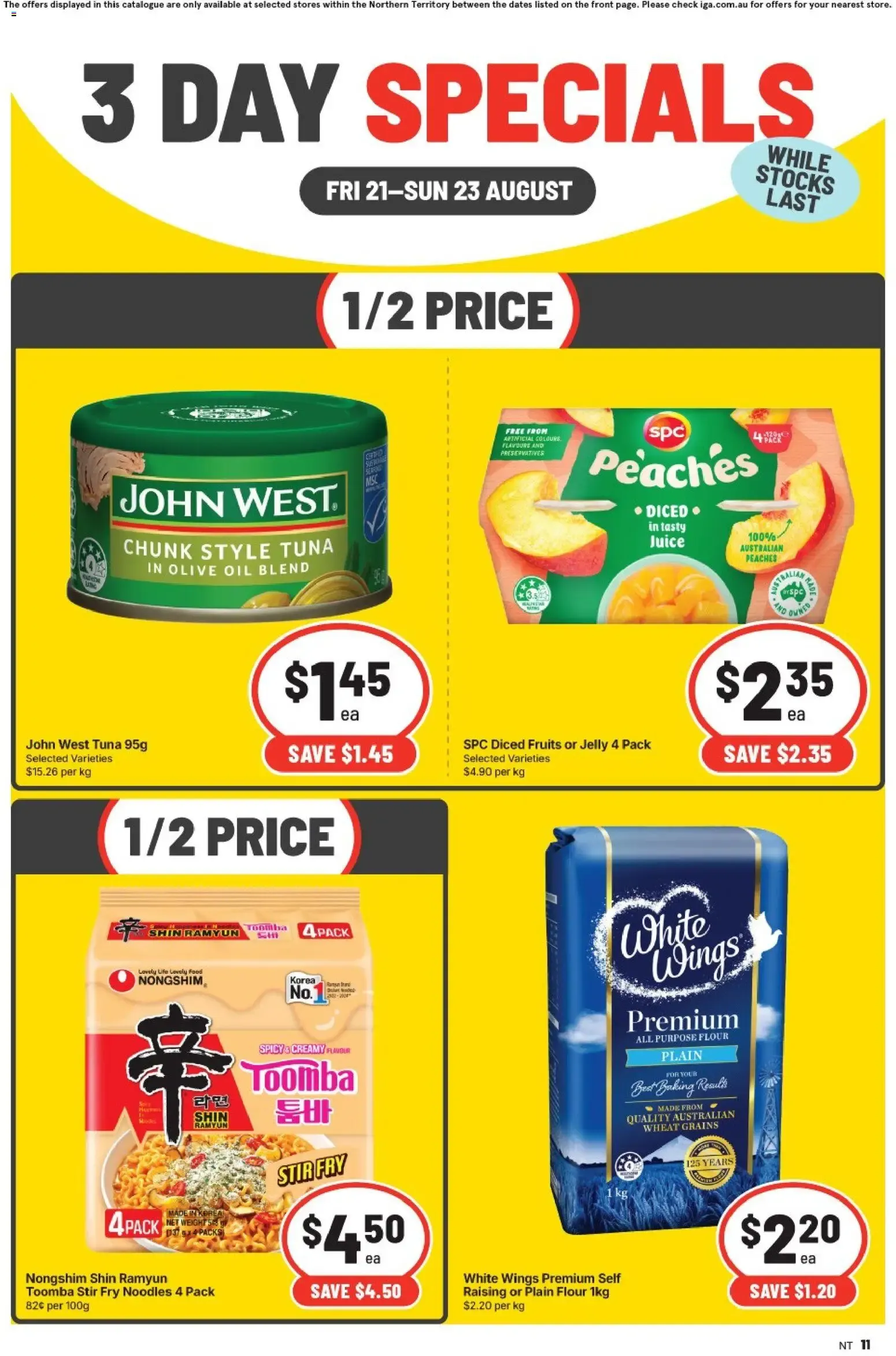 3 Day Specials - Catalogue valid from 21 August to 23 August 2026 - page 3