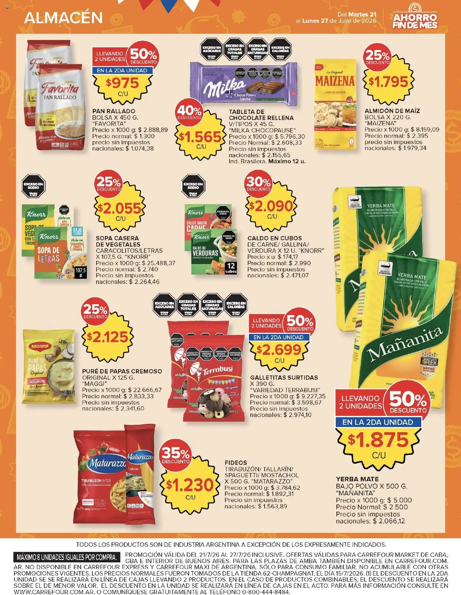 Ofertas de Carrefour ofertas || del 21/07/2026 - 27/07/2026 || Promociones 21 de julio al 27 de julio 2026 - Página 41 del catálogo