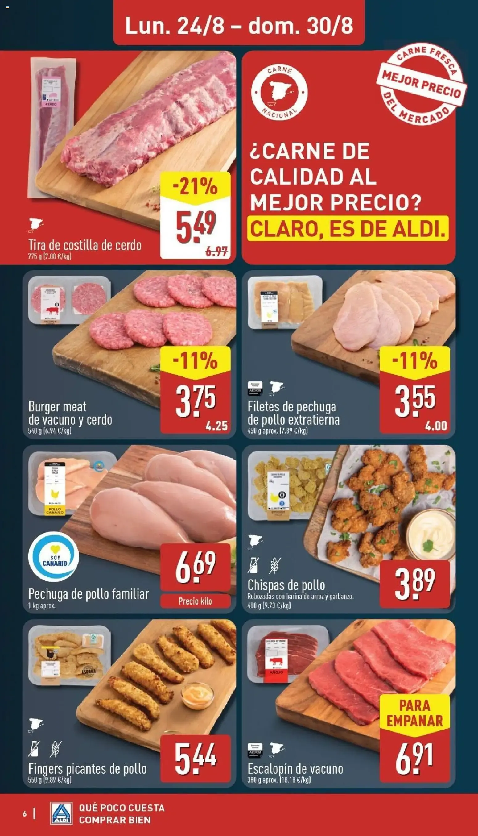 Catálogo de Aldi folleto Canarias del 24/08/2026 | Catálogo 24 de agosto al 30 de agosto 2026 - Página 6