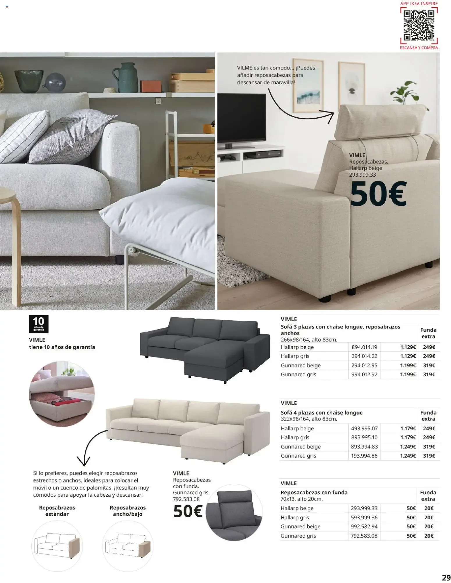 Catálogo de Guía de Compra Sofás IKEA 7 de mayo al 31 de agosto 2026 - Página 29