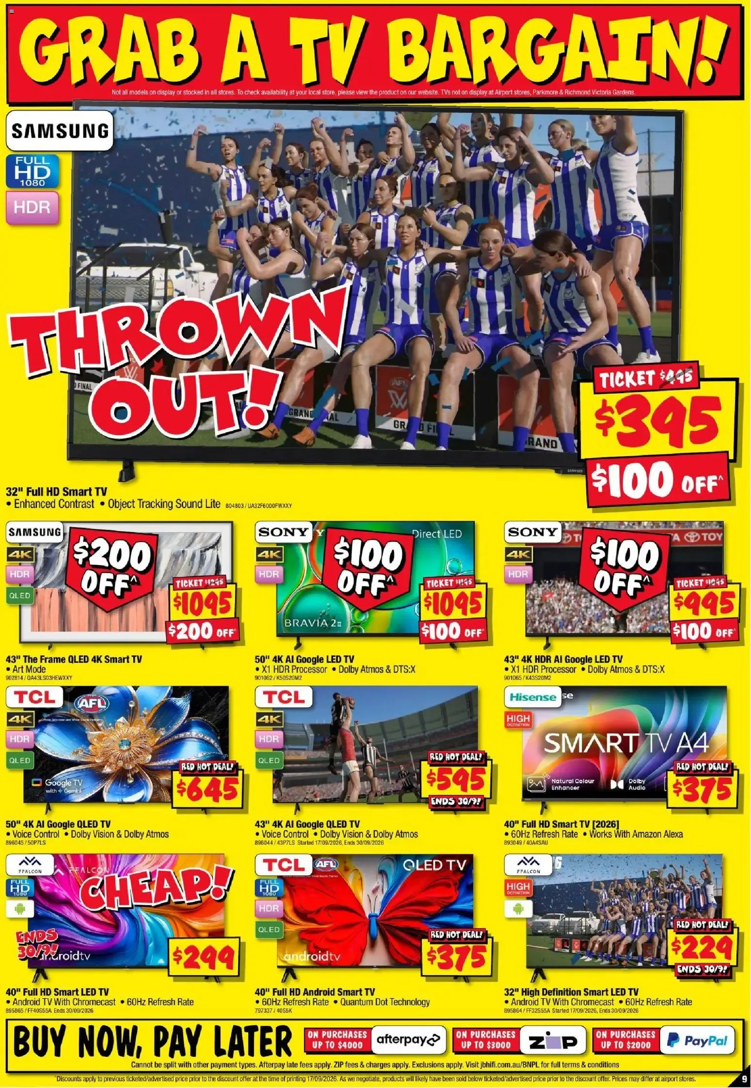 JB HI-FI FOOTY FINALS FRENZY! - Catalogue valid from 24 September to 7 October 2026 - page 9