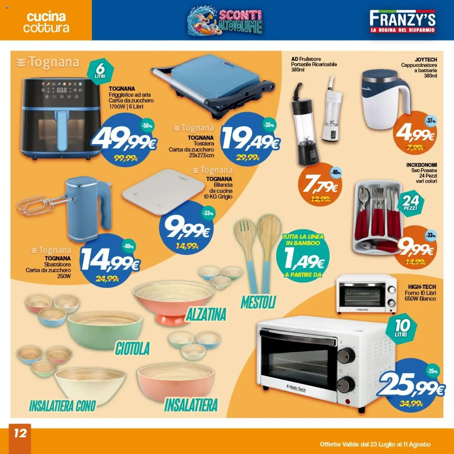 Franzy's Sconti Altovolume da 23 luglio a 11 agosto di 2026 - Pagina del volantino 12