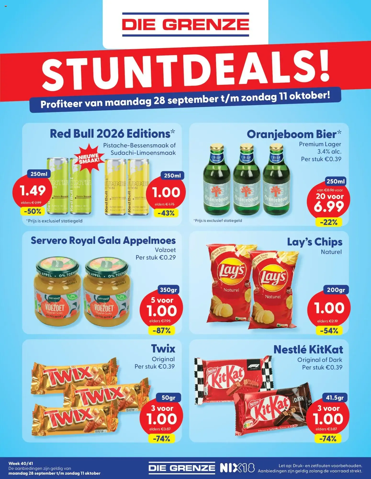 Die Grenze Stuntdeals van 28 september tot 11 oktober 2026 - Folder pagina 1