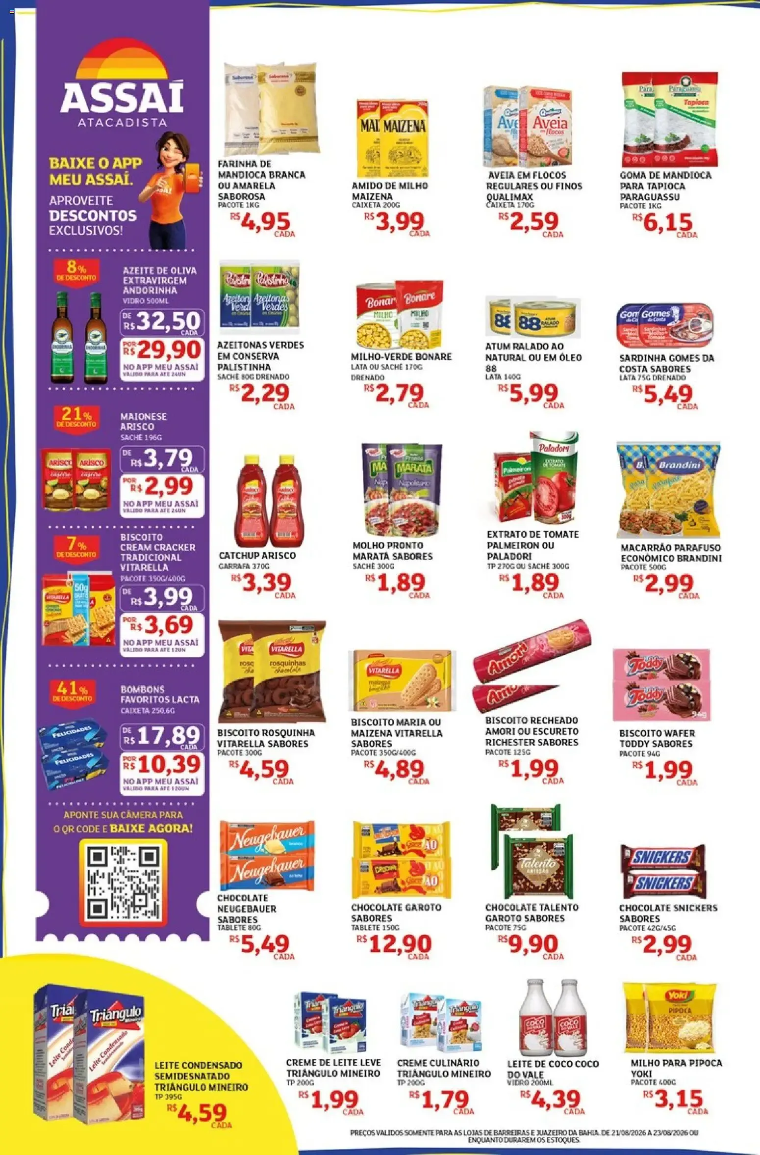 Encarte de Assaí Atacadista - Giro da Economia 21 de agosto até 23 de agosto 2026 - Pagina 2