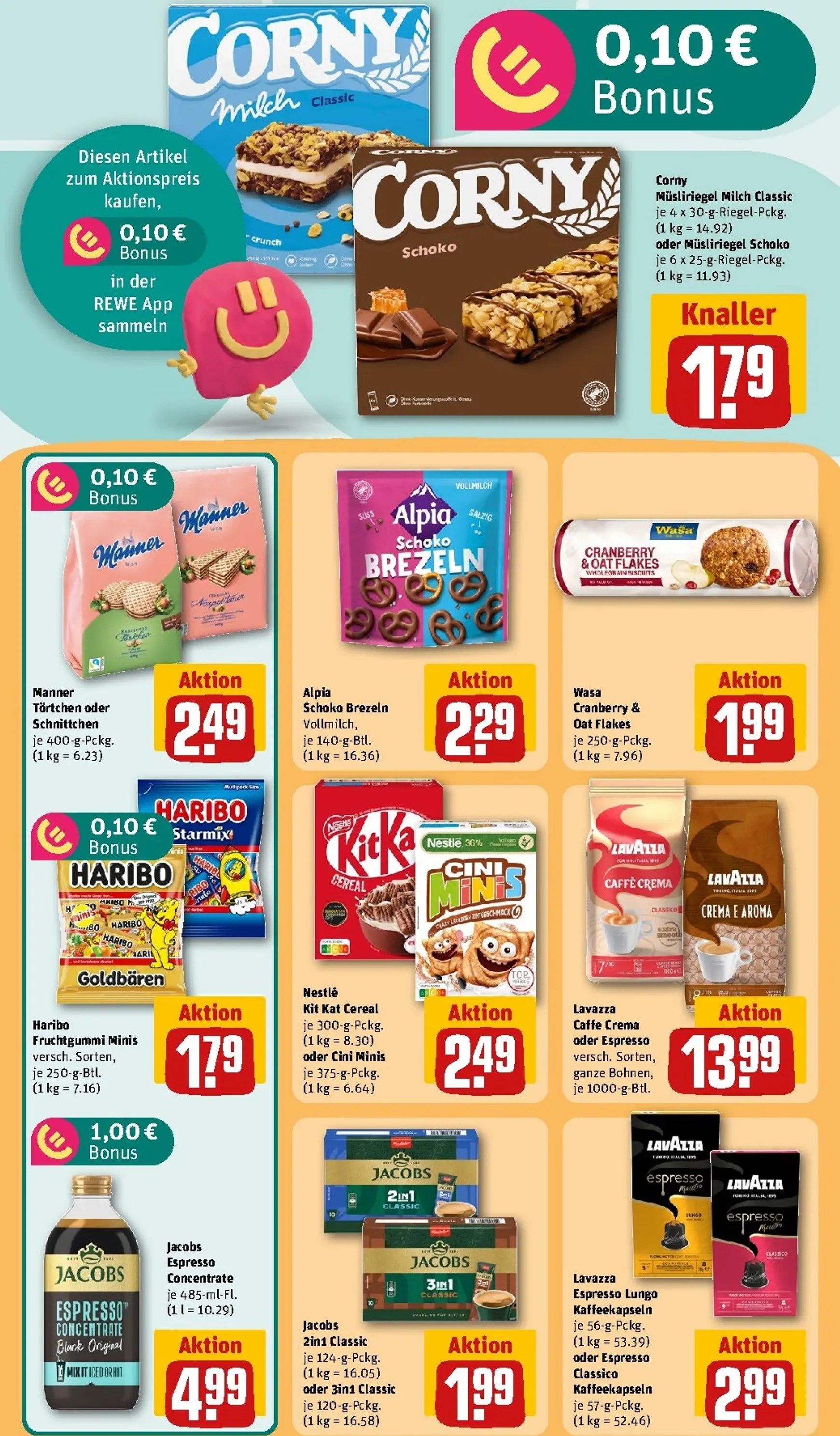 REWE Arina Fester - Jeder Tag Spartag! von 17. August bis 23. August 2026 - Prospekt seite 23
