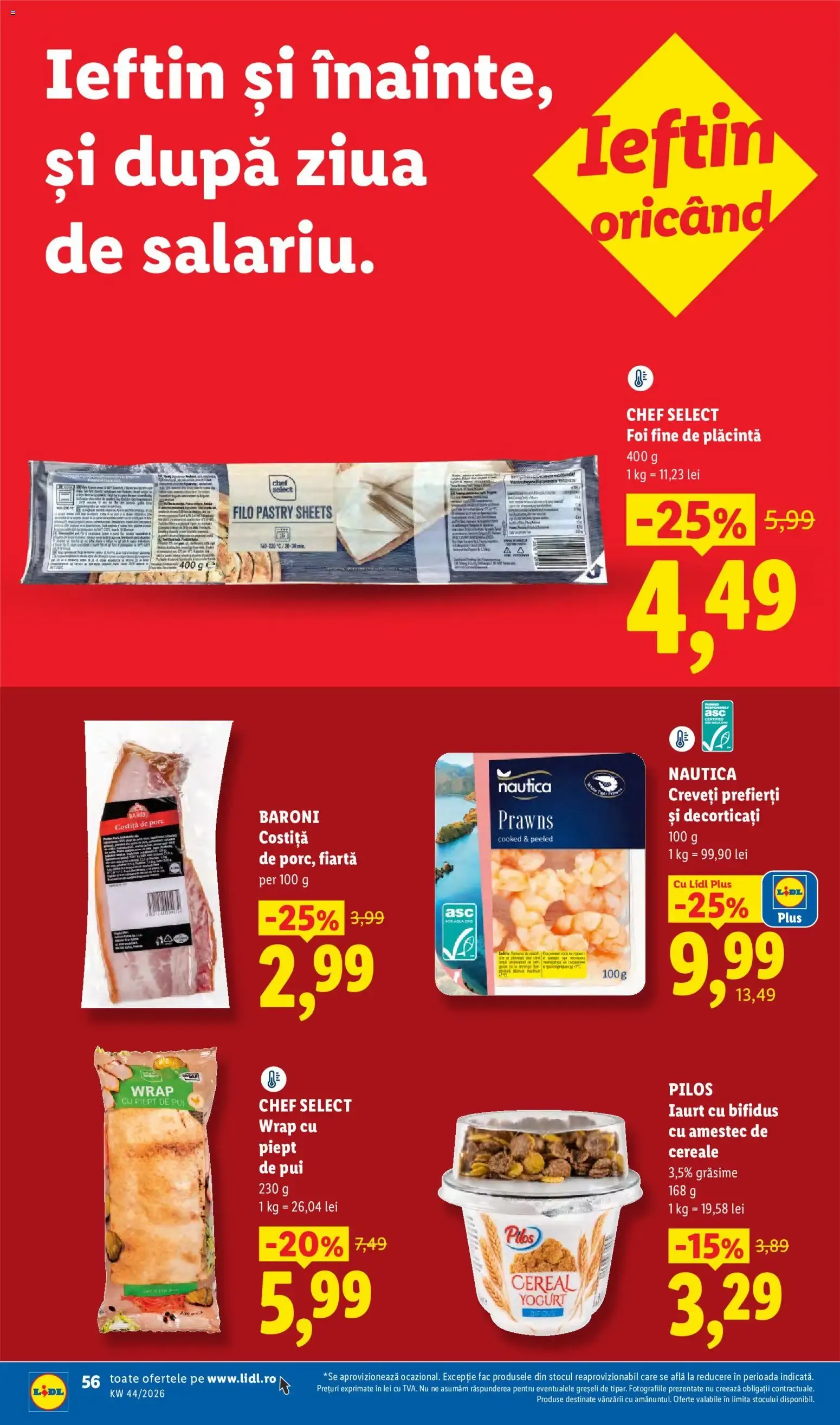 Catalog Catalog LIDL 26.10.2026 - Oferta și Revista online de la 26 octombrie până la 1 noiembrie 2026 - Revista Pagina 56