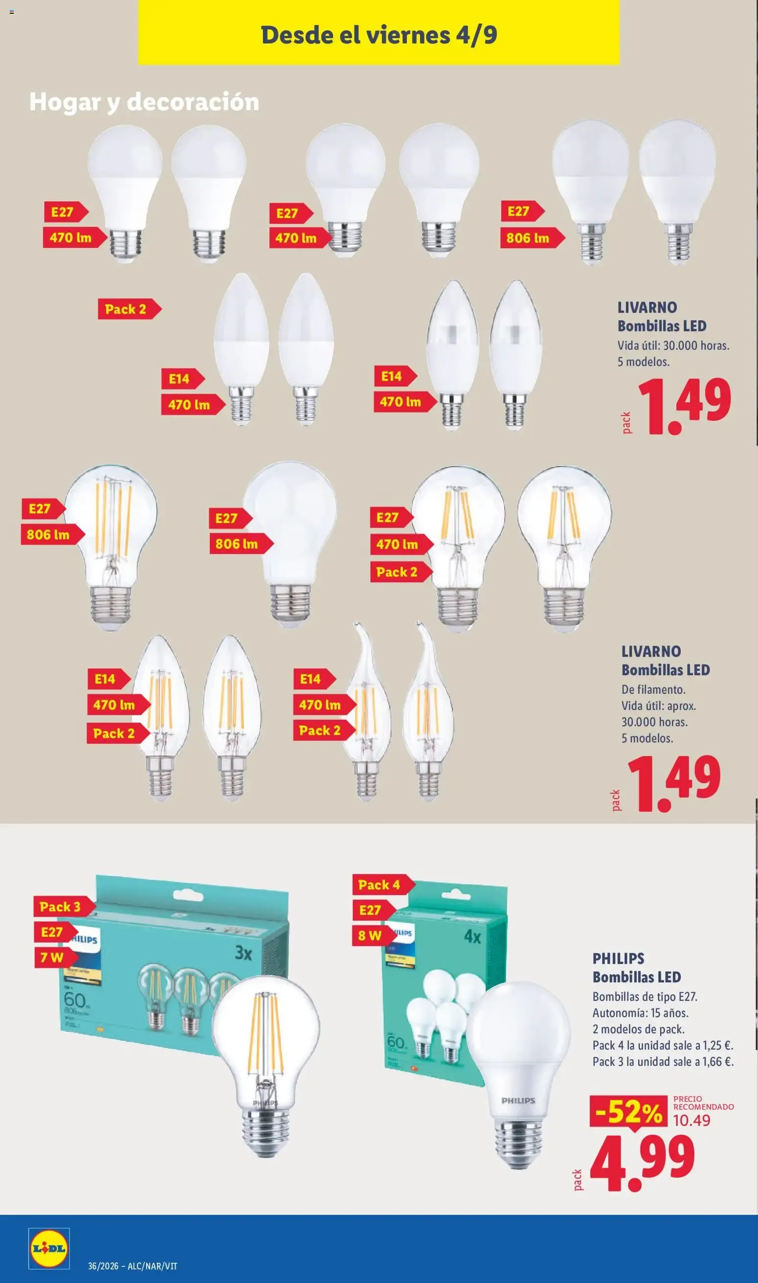 Catálogo de Lidl folleto de bazar del 31/08 | Ofertas 31 de agosto al 6 de septiembre 2026 - Página 18